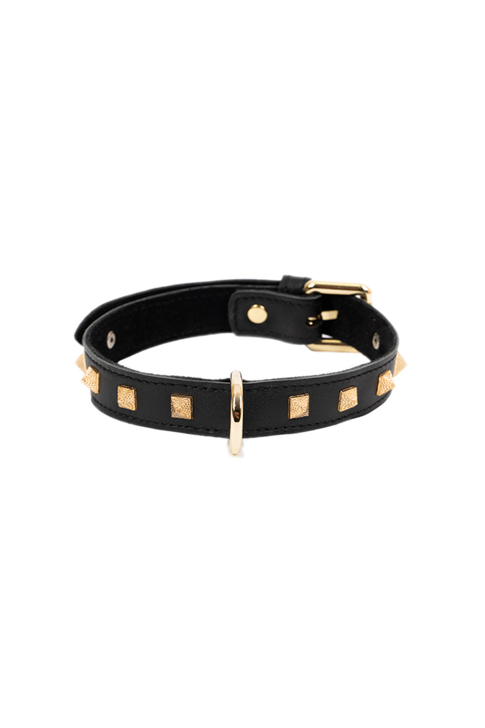 Everyday Leather Spiked Choker