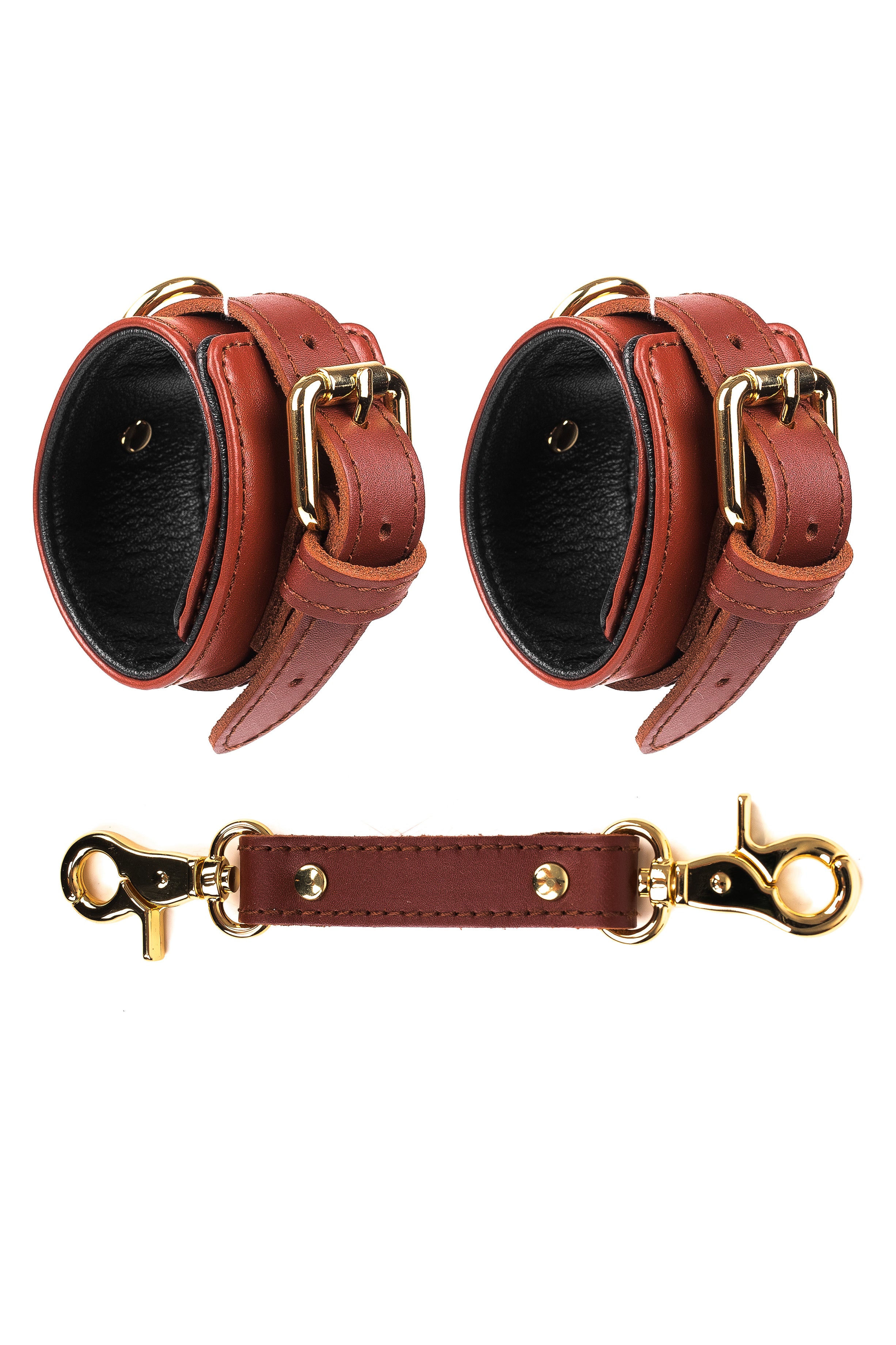 Cuffs for wrists, for ankles. Classic style