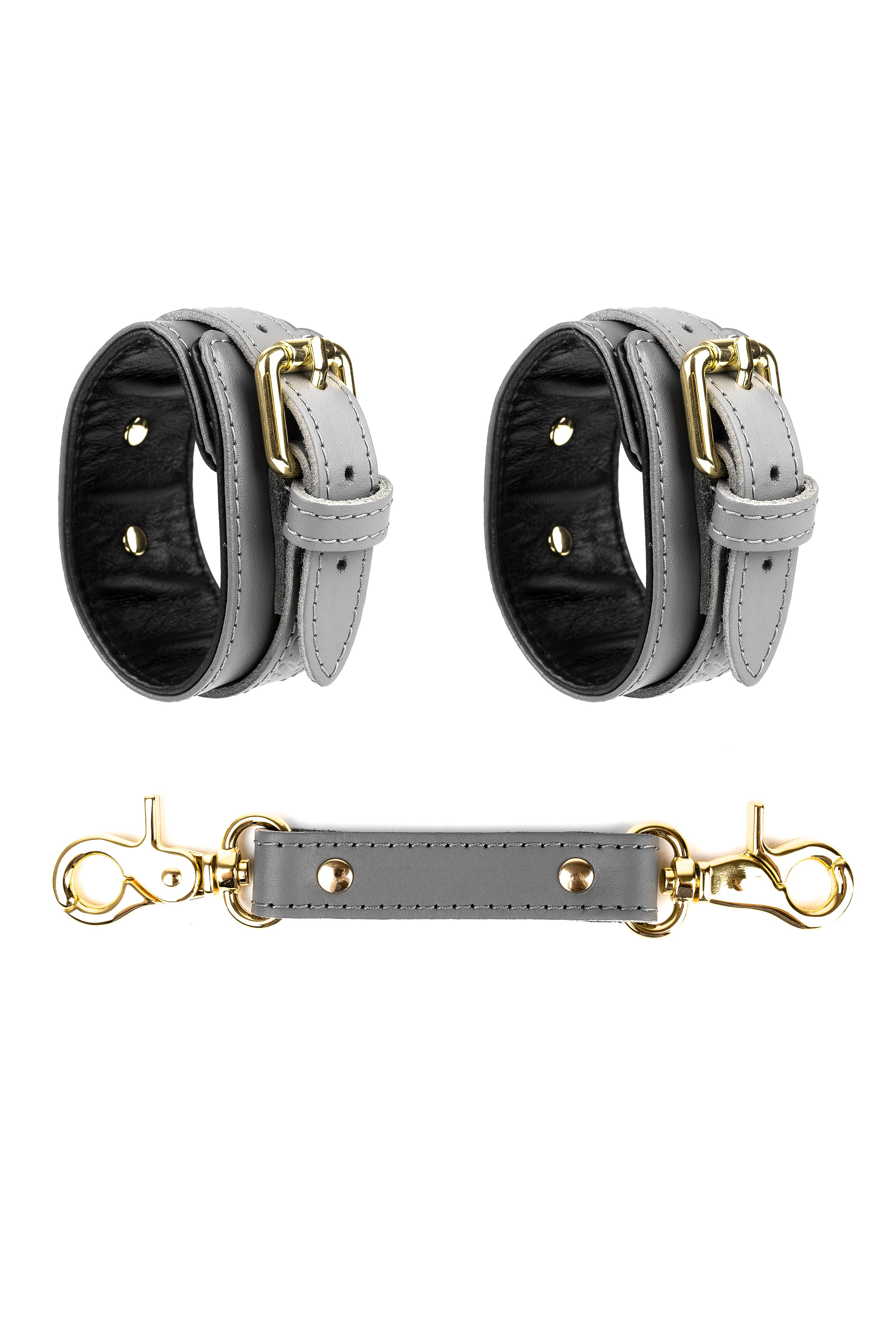 Cuffs for wrists, for ankles. Classic style