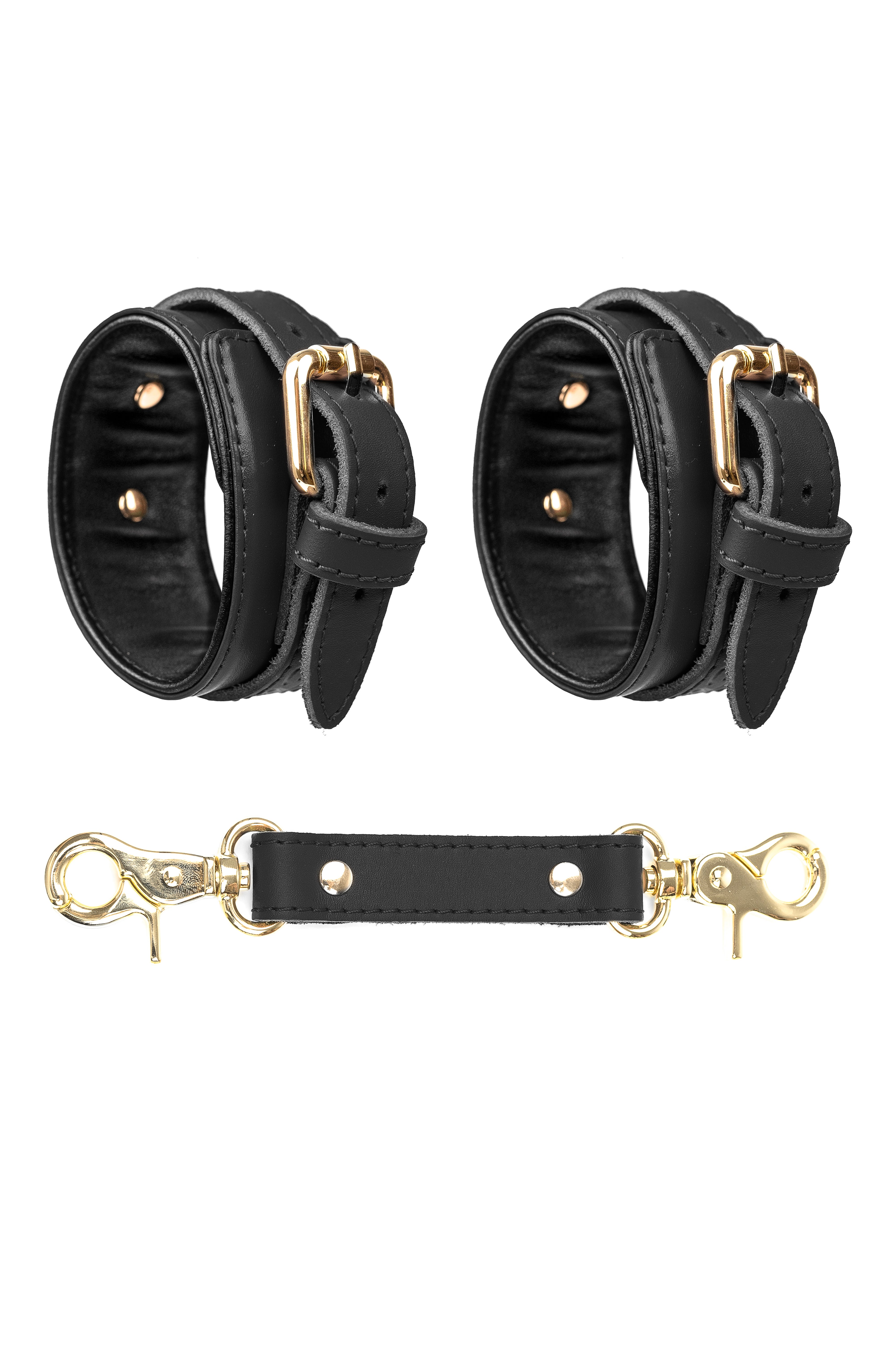 Cuffs for wrists, for ankles. Classic style