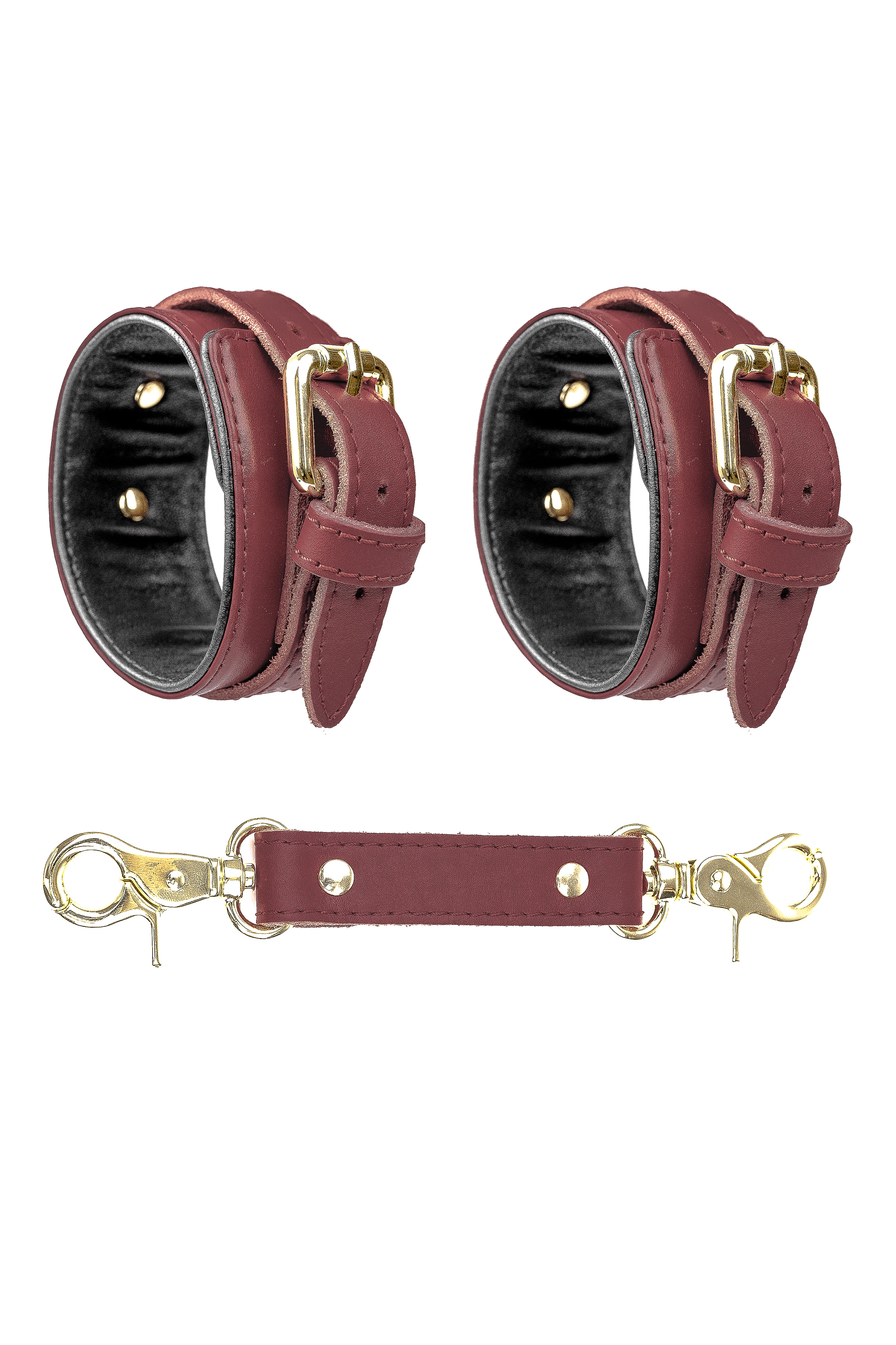 Cuffs for wrists, for ankles. Classic style