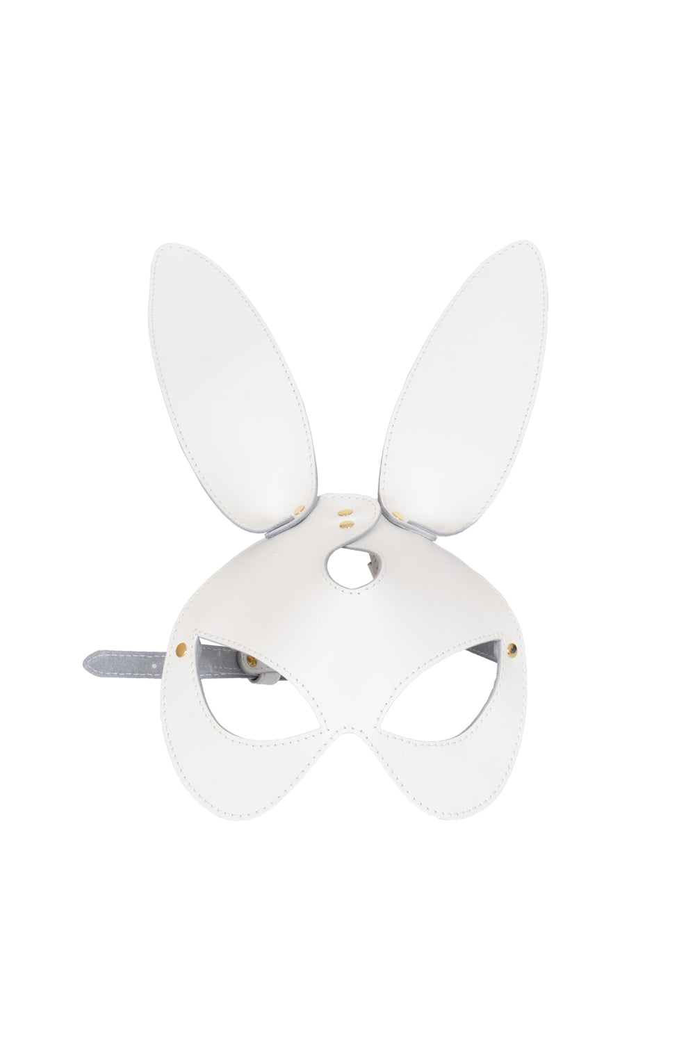Rabbit mask, Leather Bunny Face mask. Brown