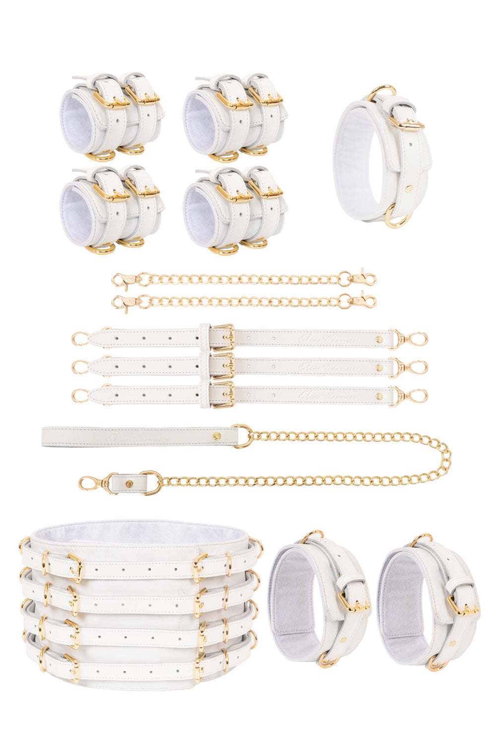 Luxury Leather BDSM Standard Chain Set