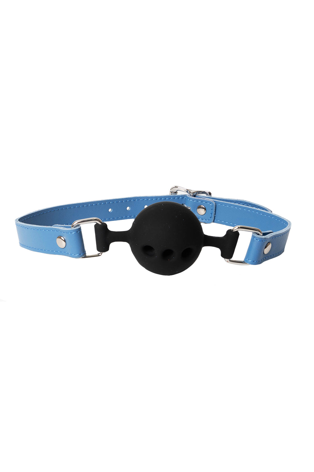 Soft Silicone Mouth Ball Gag. Burgundy