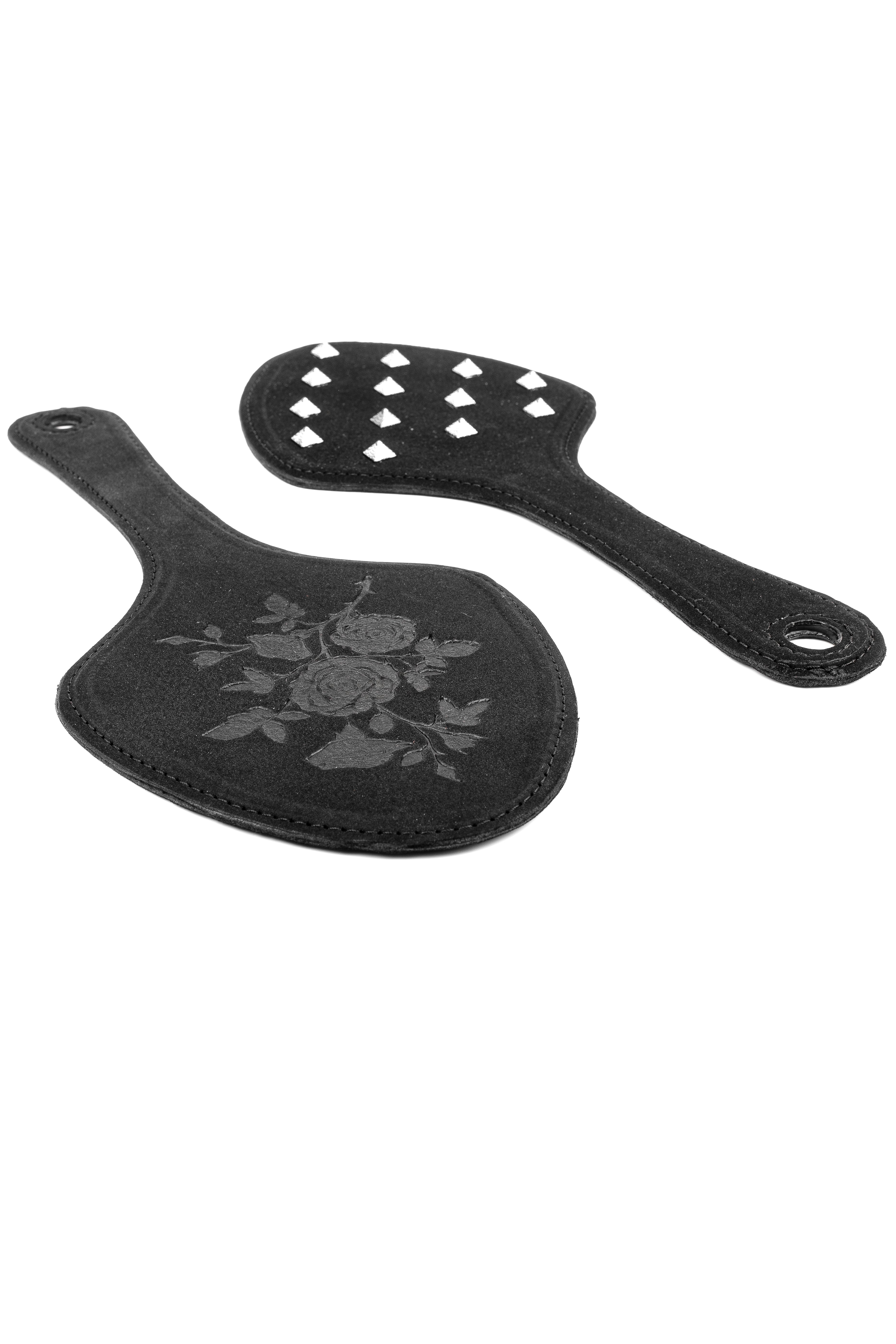 Neoprene Faux Leather Spanking Paddle with Spikes