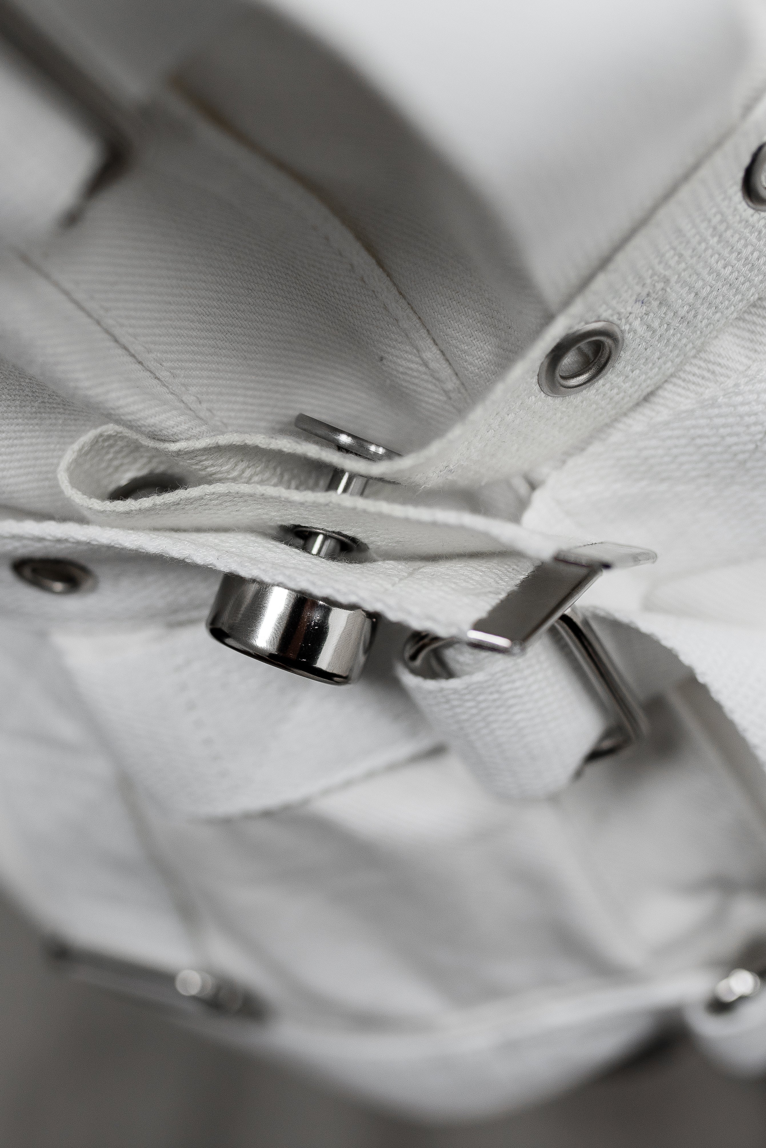 Cotton Straitjacket with Segufix Style Locks & Key. White