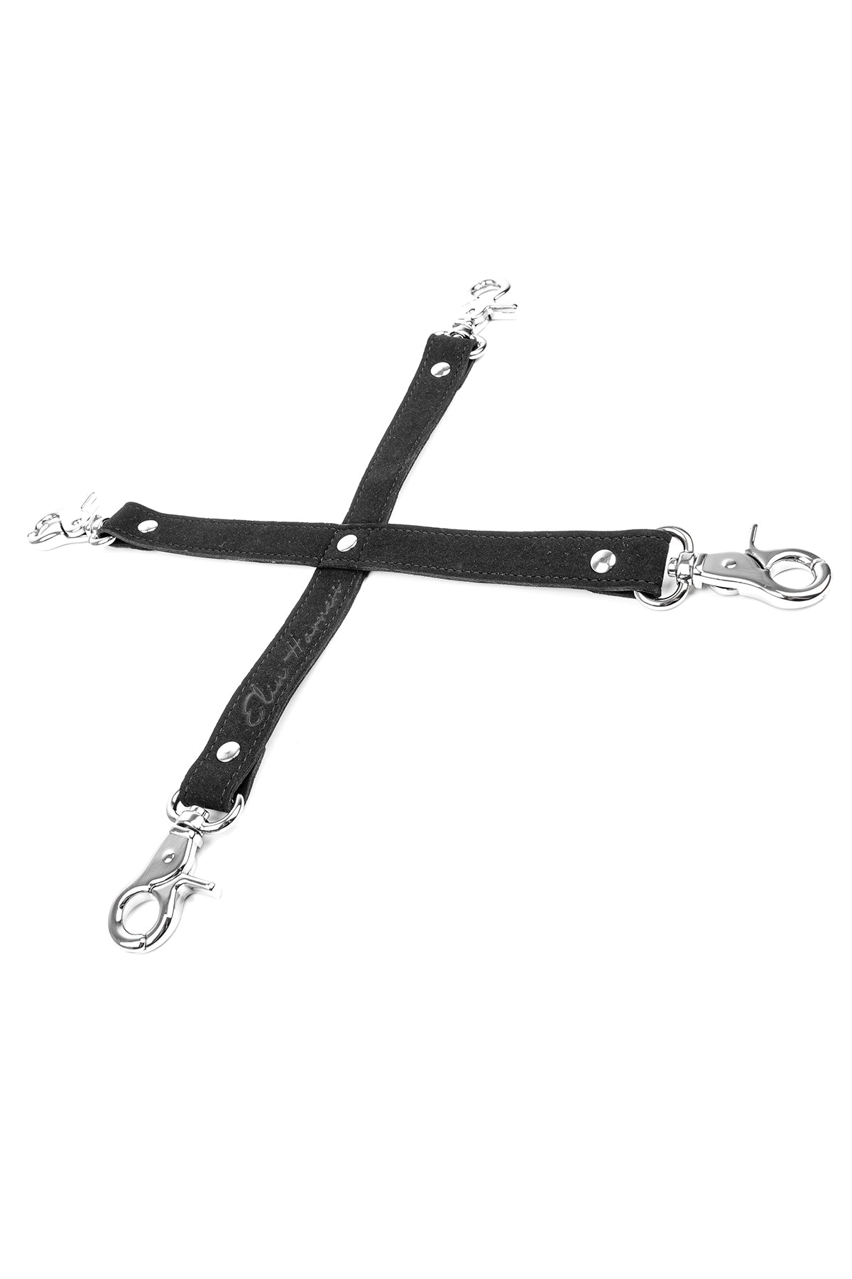 Neoprene Faux leather 4-way Strap Bondage, Hog-Tie Connector