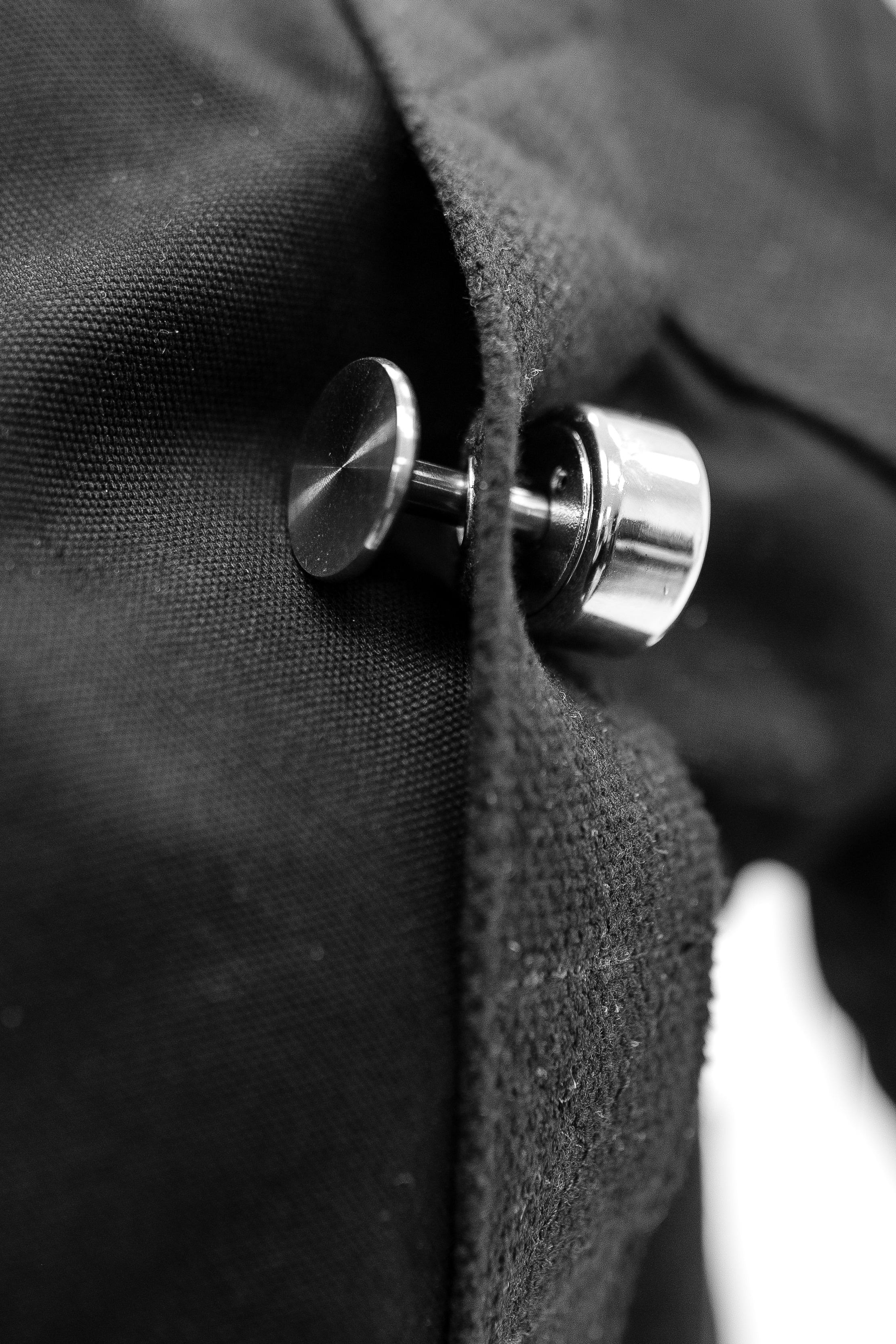 Cotton Straitjacket with Segufix Style Locks & Key. Black
