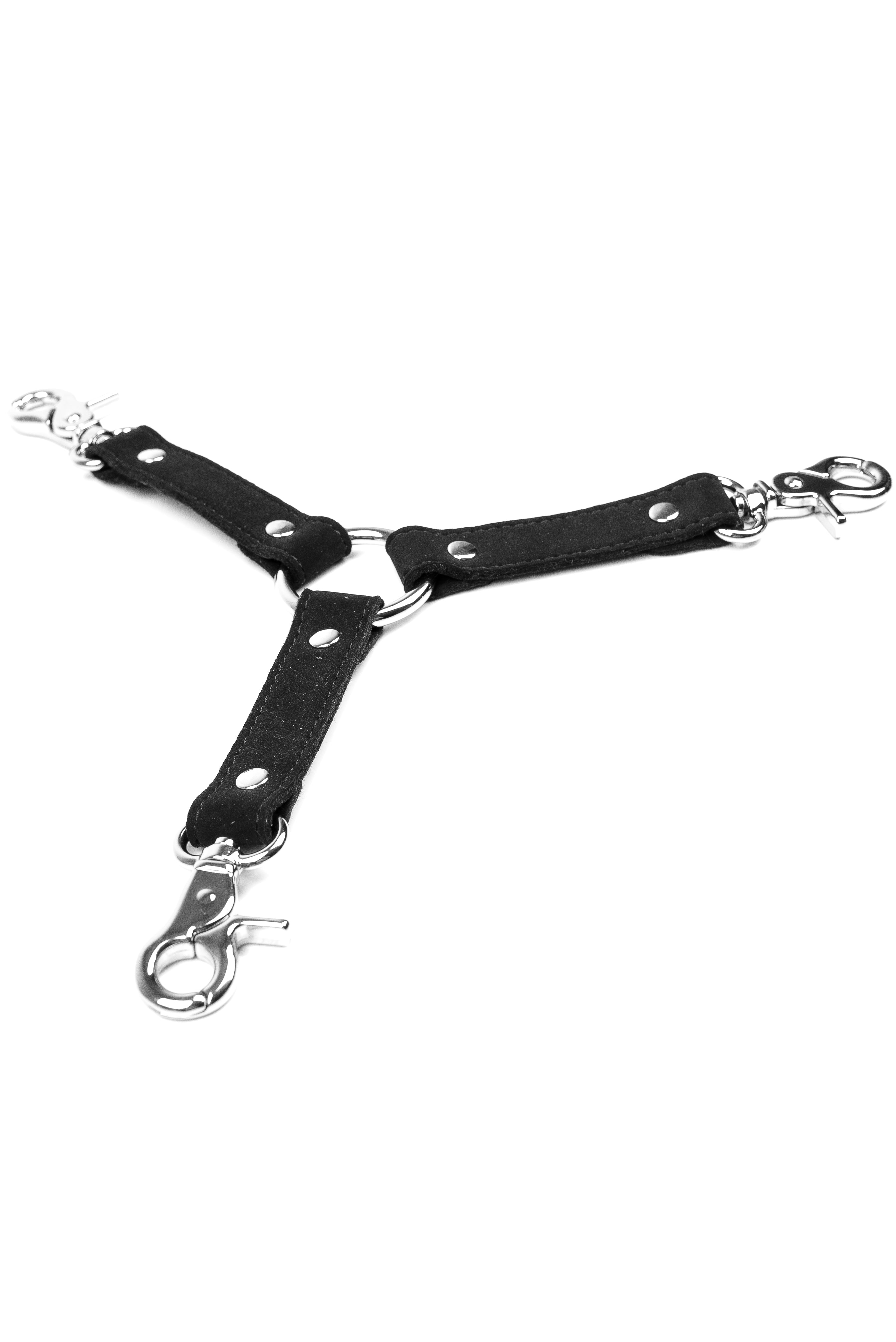 Neoprene Eco-Leather 3-Way O-Ring Connector
