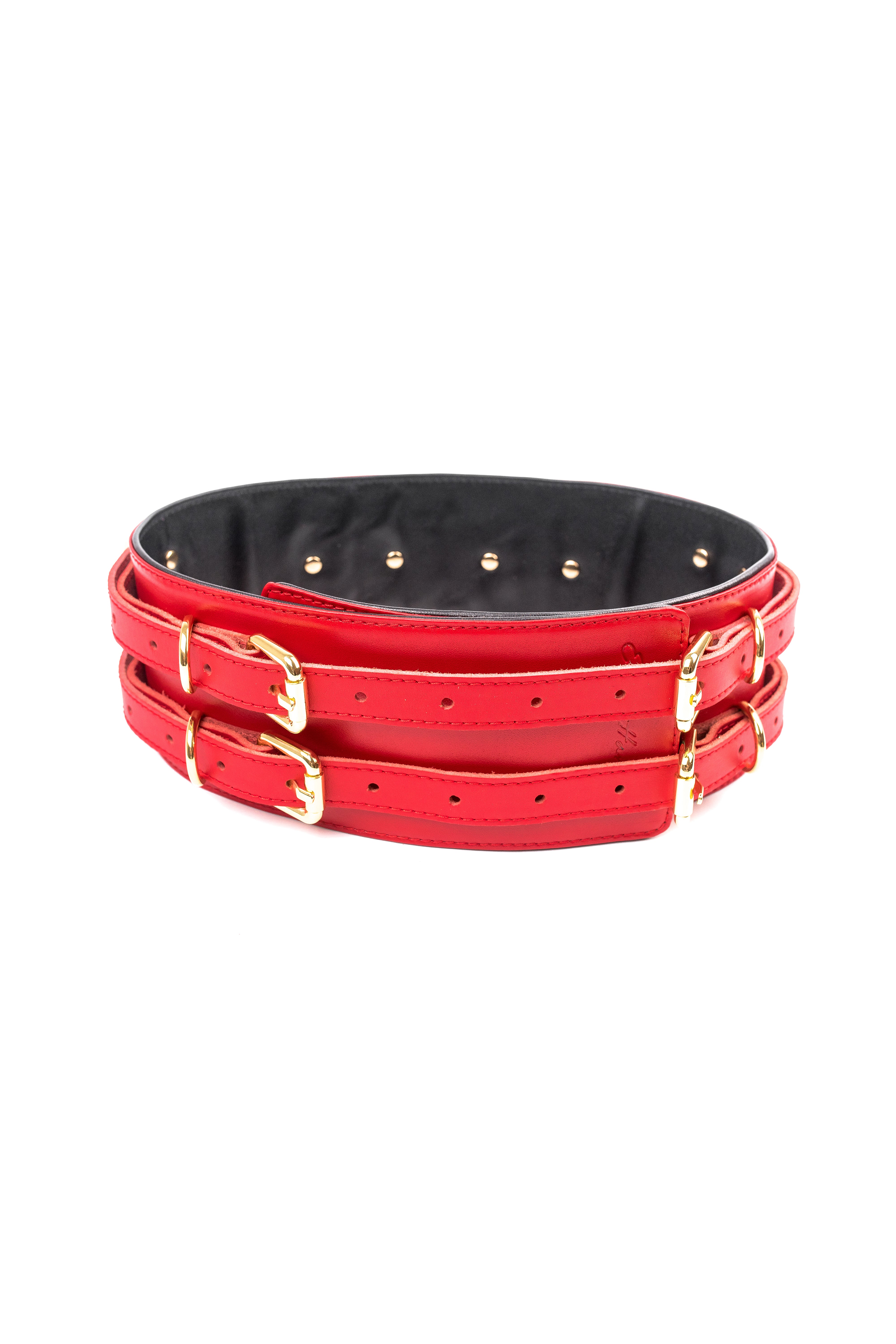 Leather Waist Belt. Black