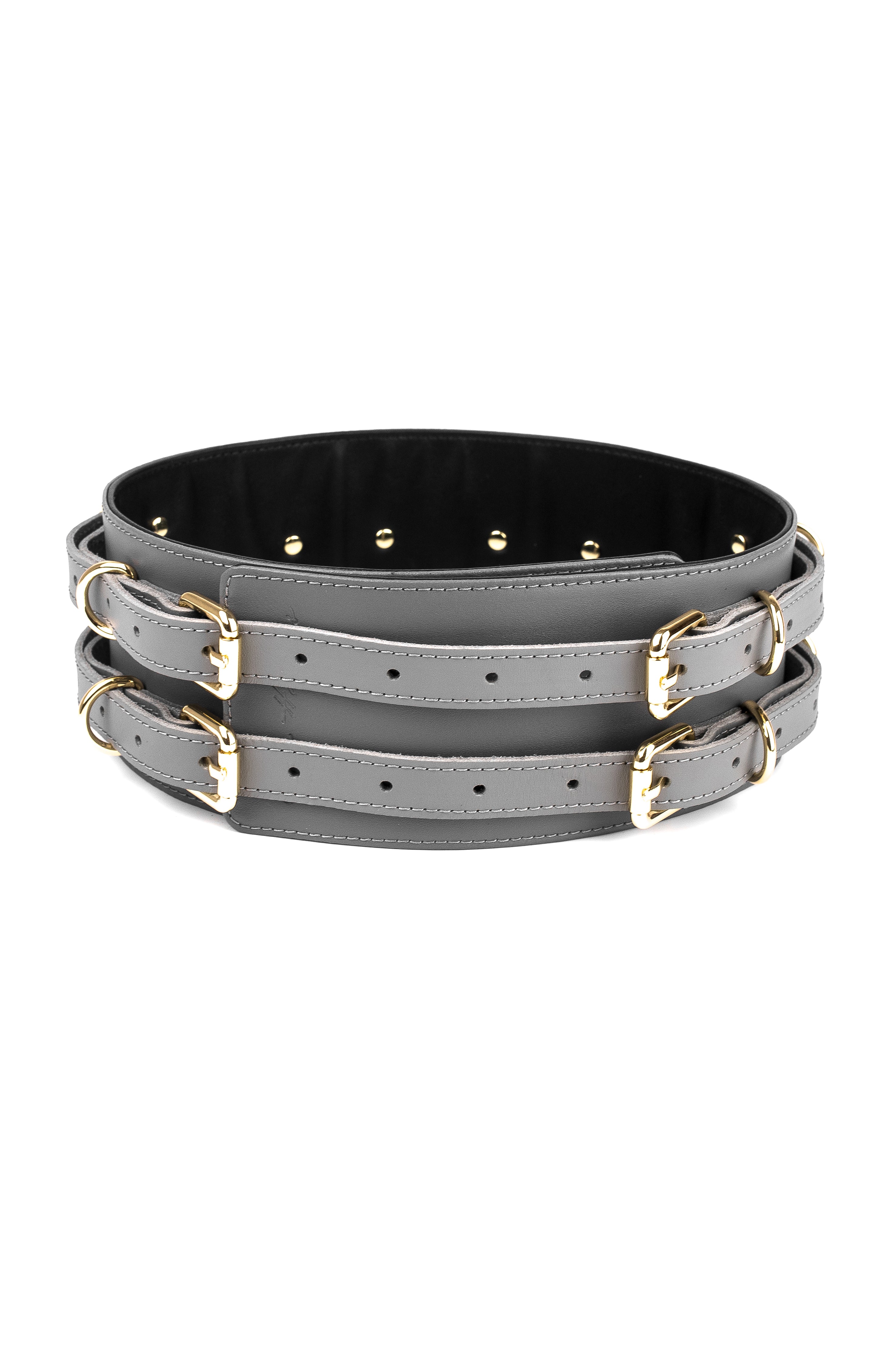 Leather Waist Belt. Black