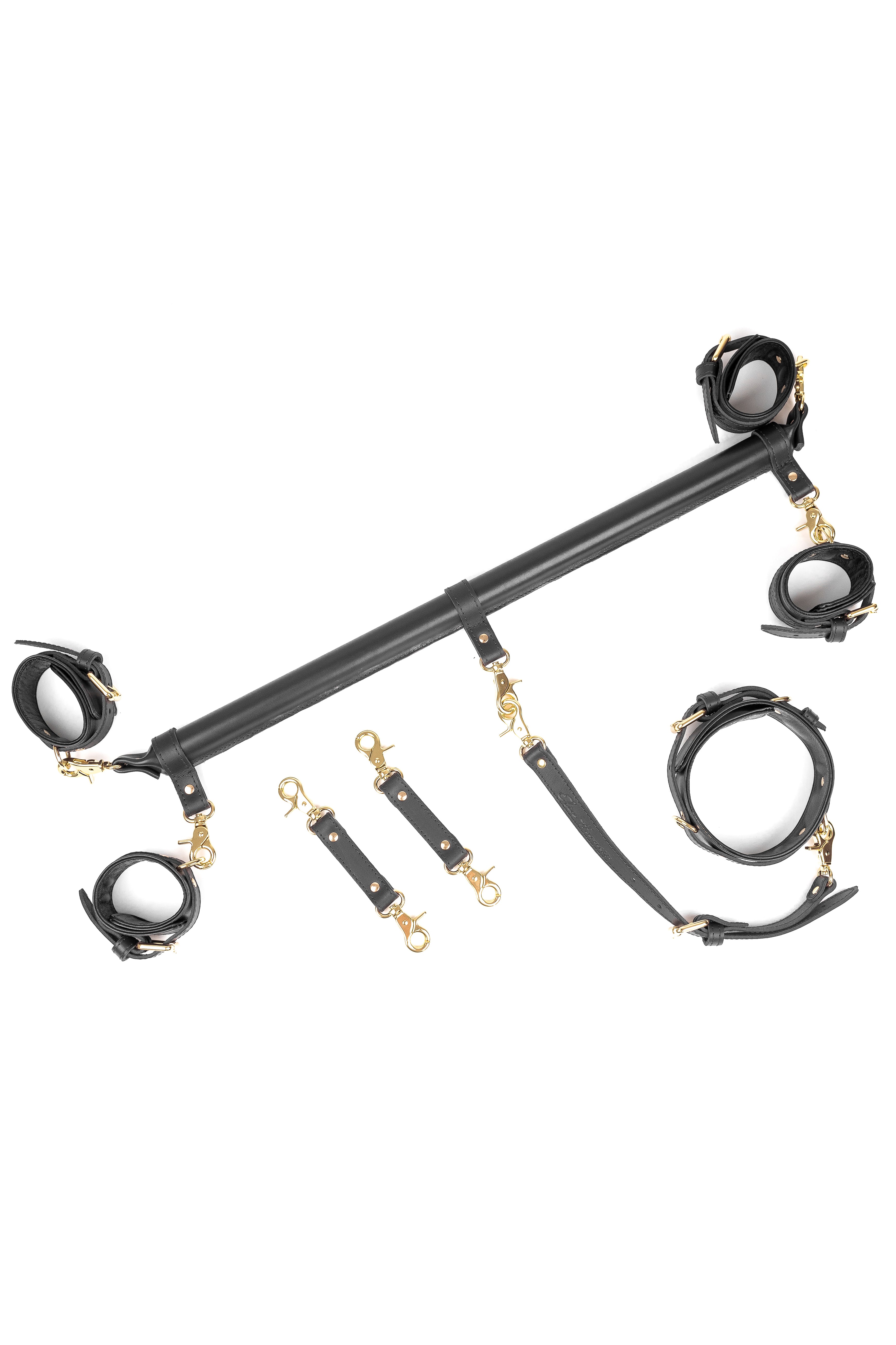 5-Point Leather Spreader Bar Set