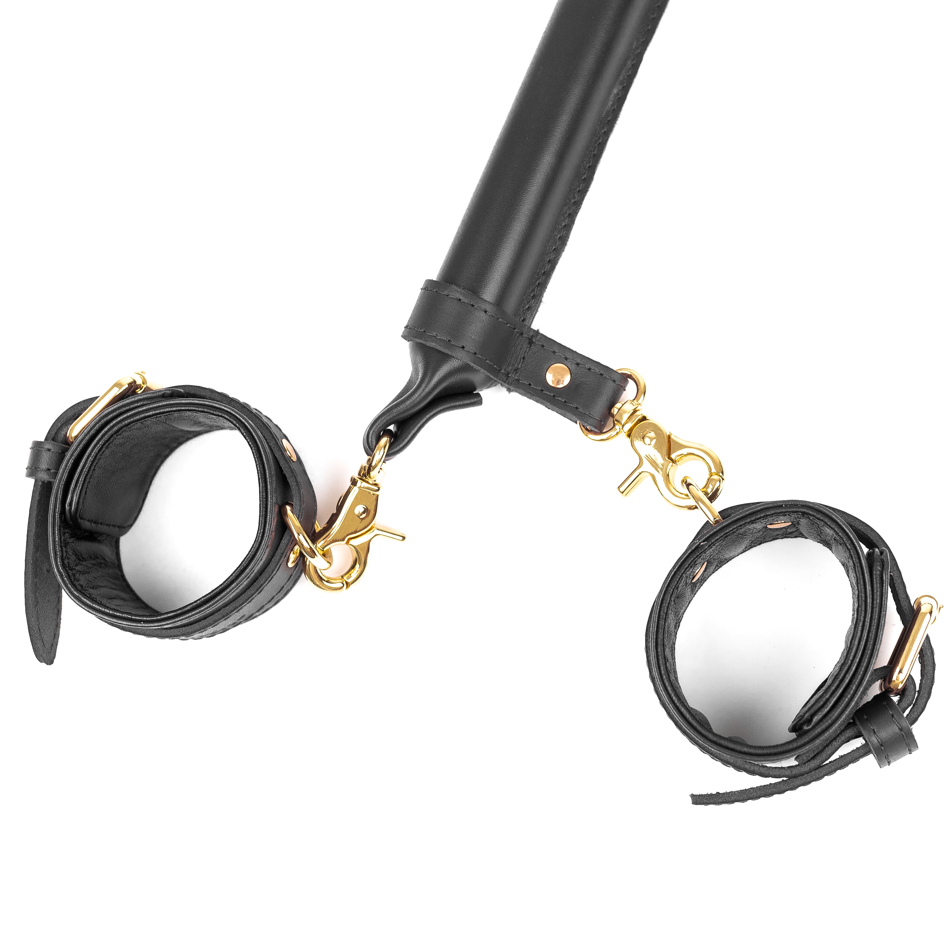5-Point Leather Spreader Bar Set