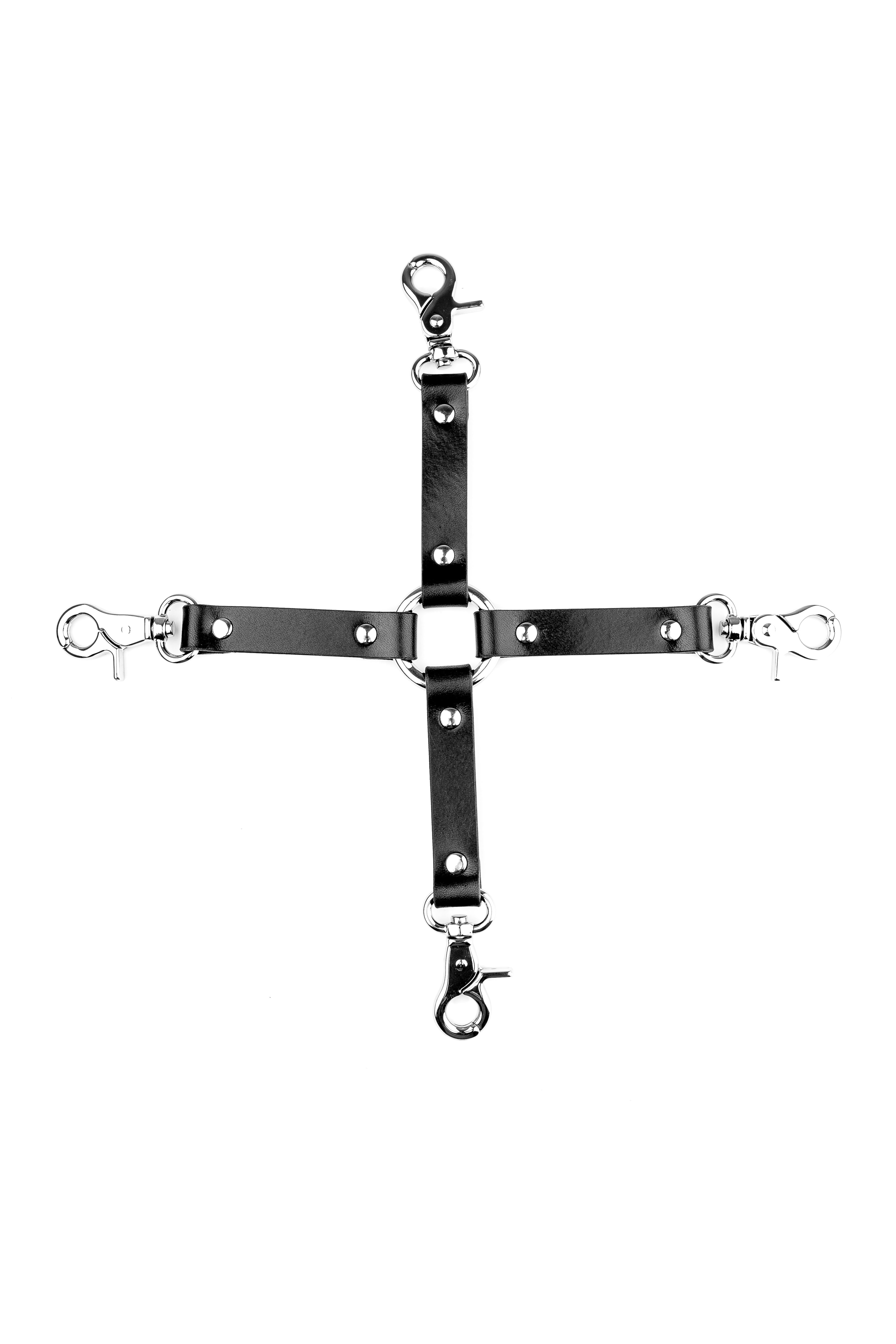 4-Way Leather Exclusive Connector with Ring