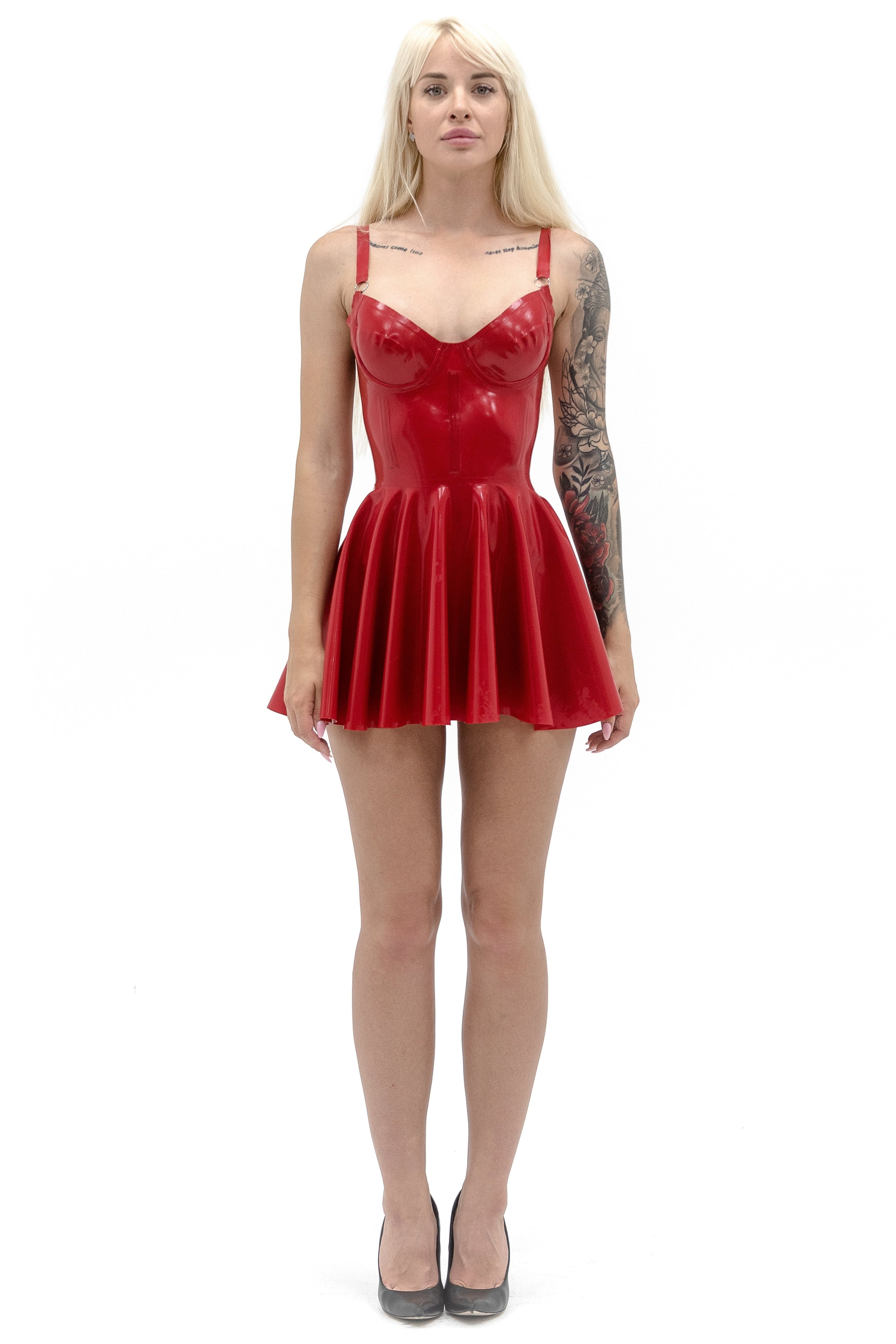 Latex Doll Dress. Red
