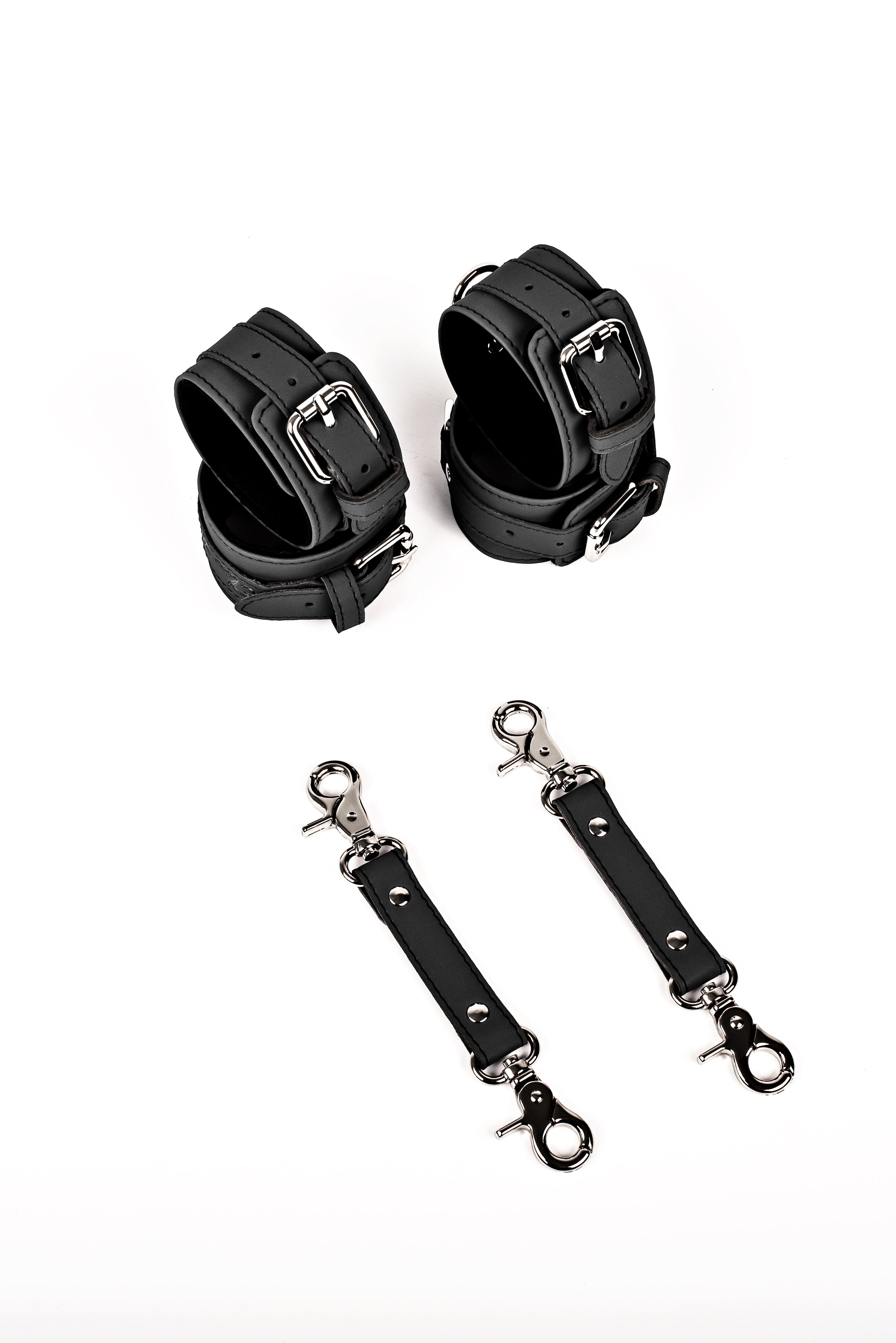 Neoprene 2 in 1 Vegan Leather Harness Bondage Set. 5 colors