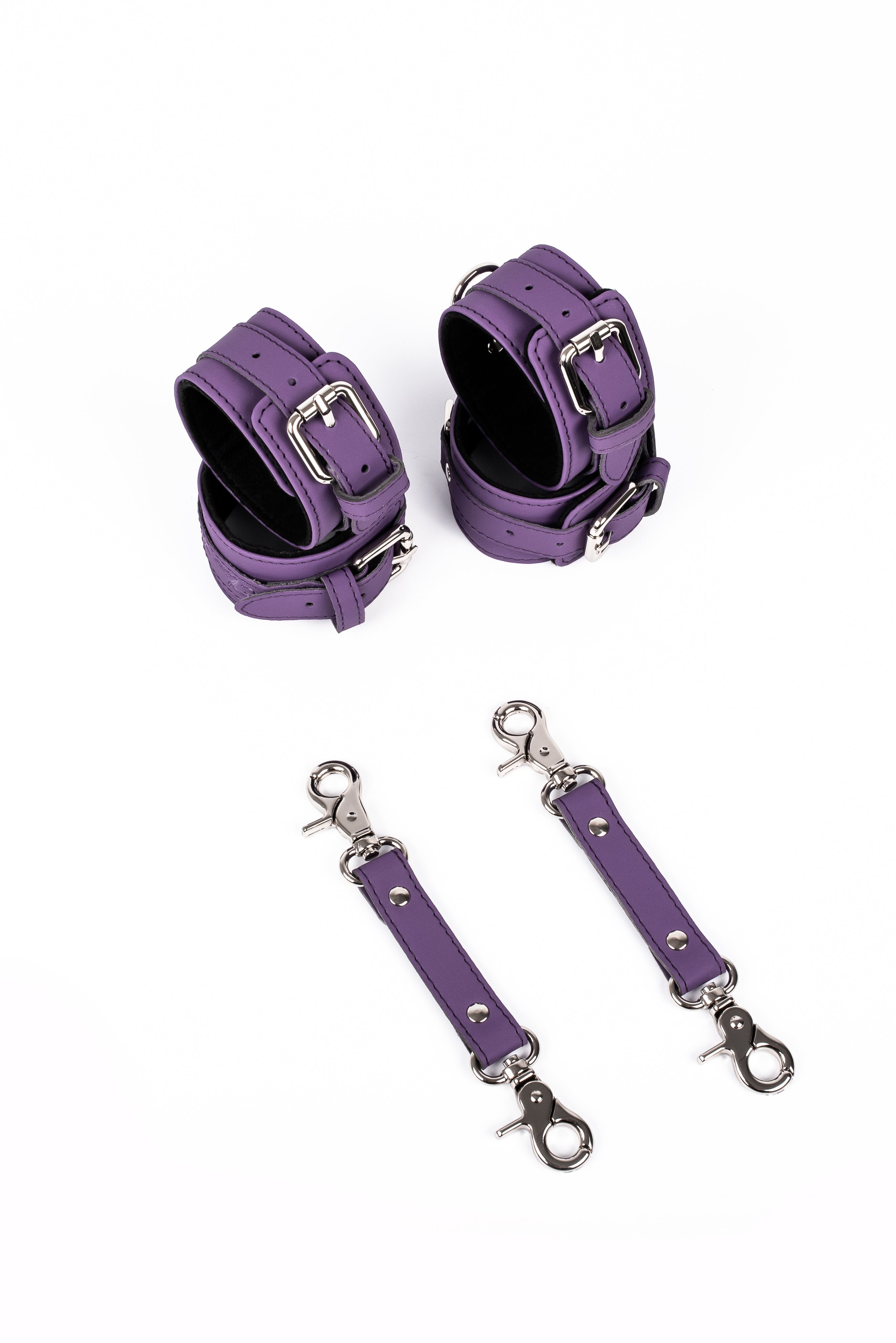 Neoprene 2 in 1 Vegan Leather Harness Bondage Set. 5 colors