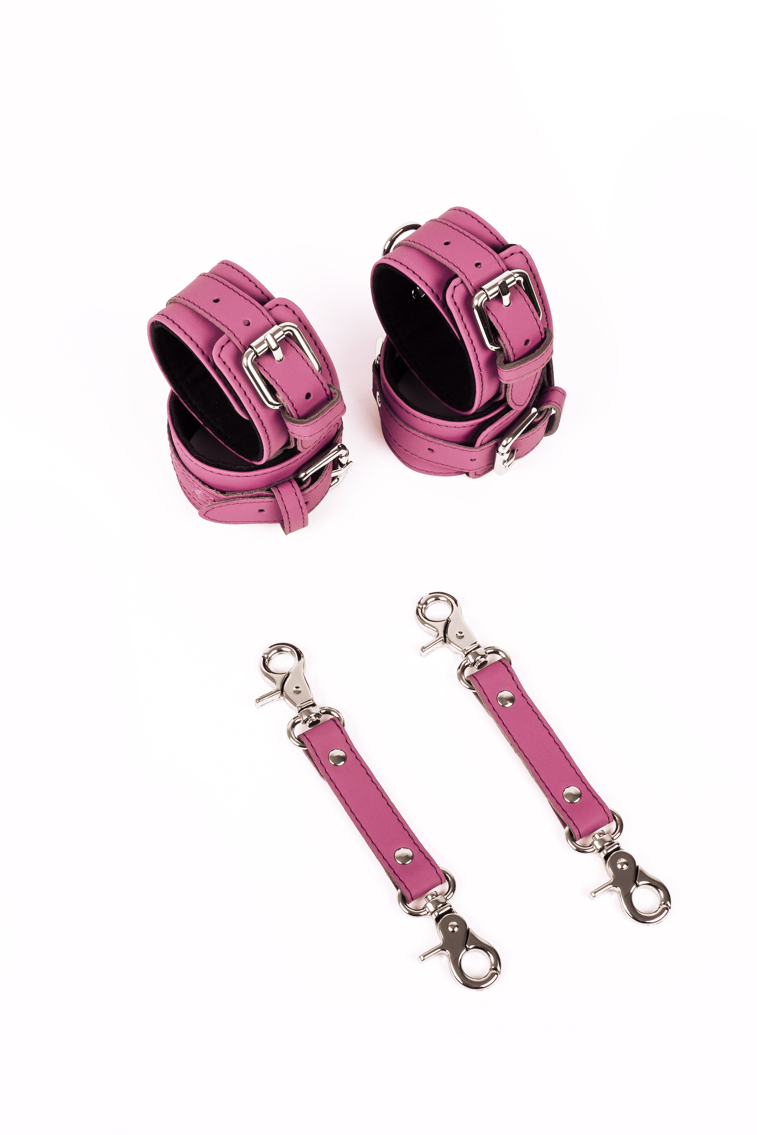 Neoprene 2 in 1 Vegan Leather Harness Bondage Set. 5 colors