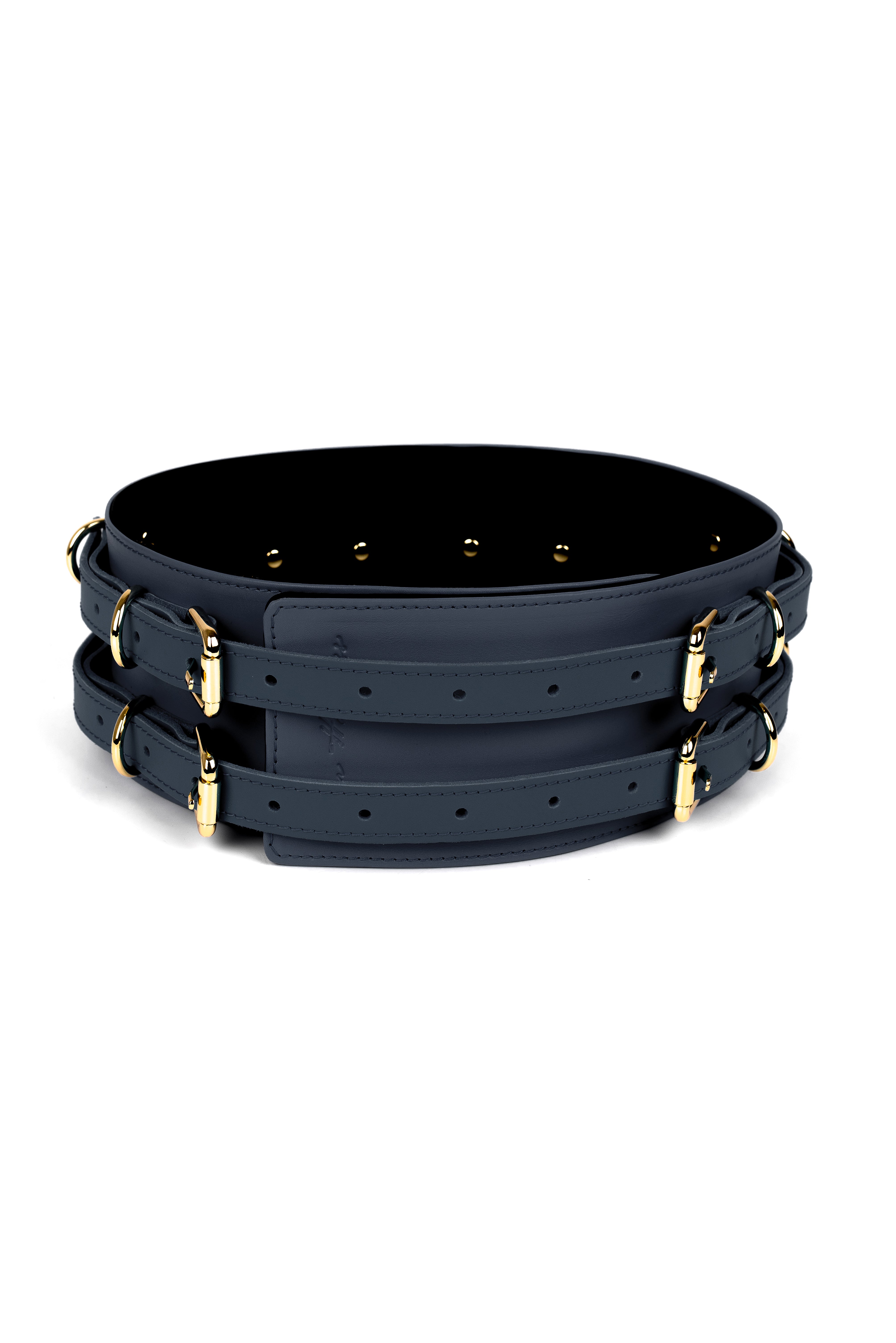 Leather Waist Belt. Black