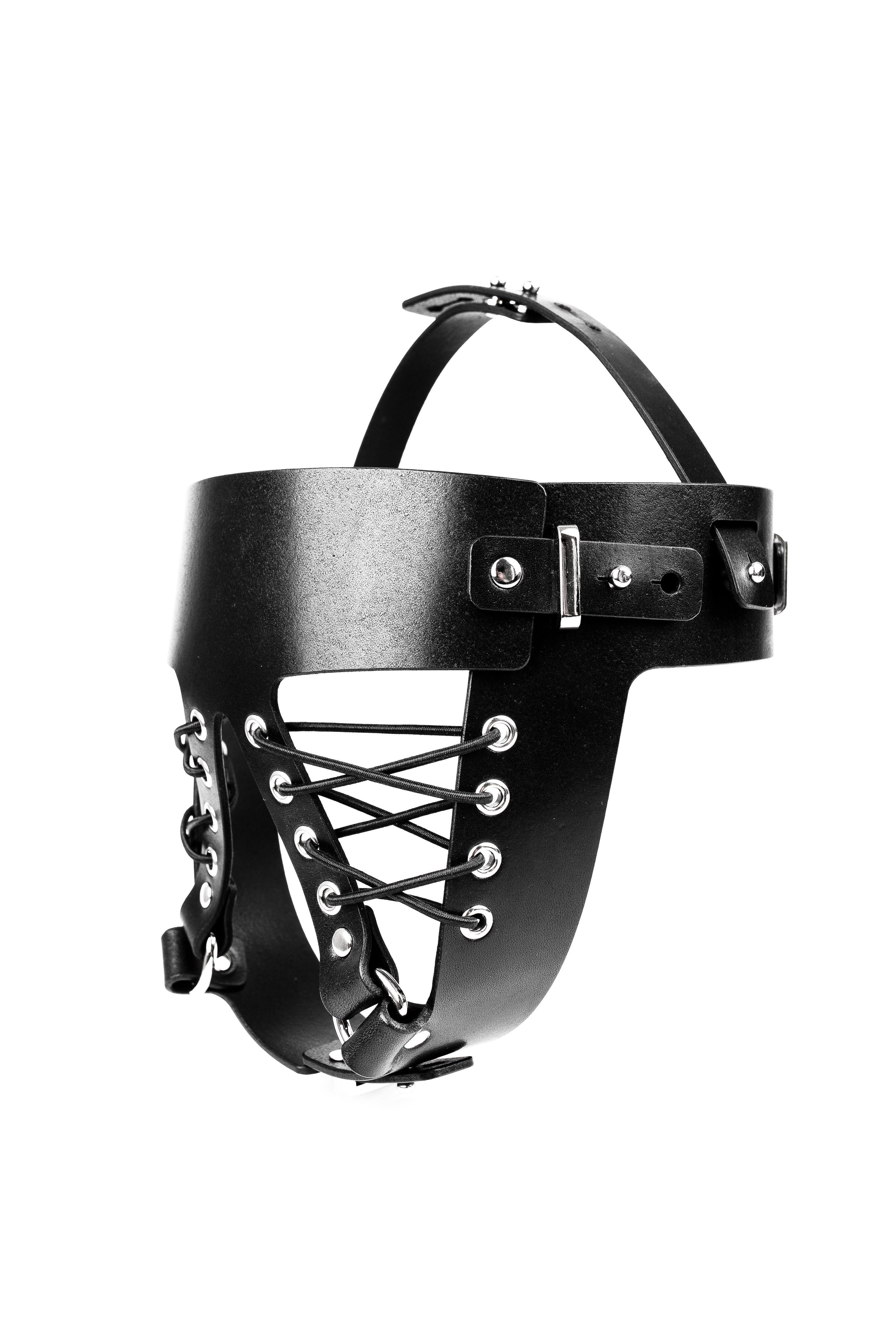 Two-Pieces BDSM Leather Mask