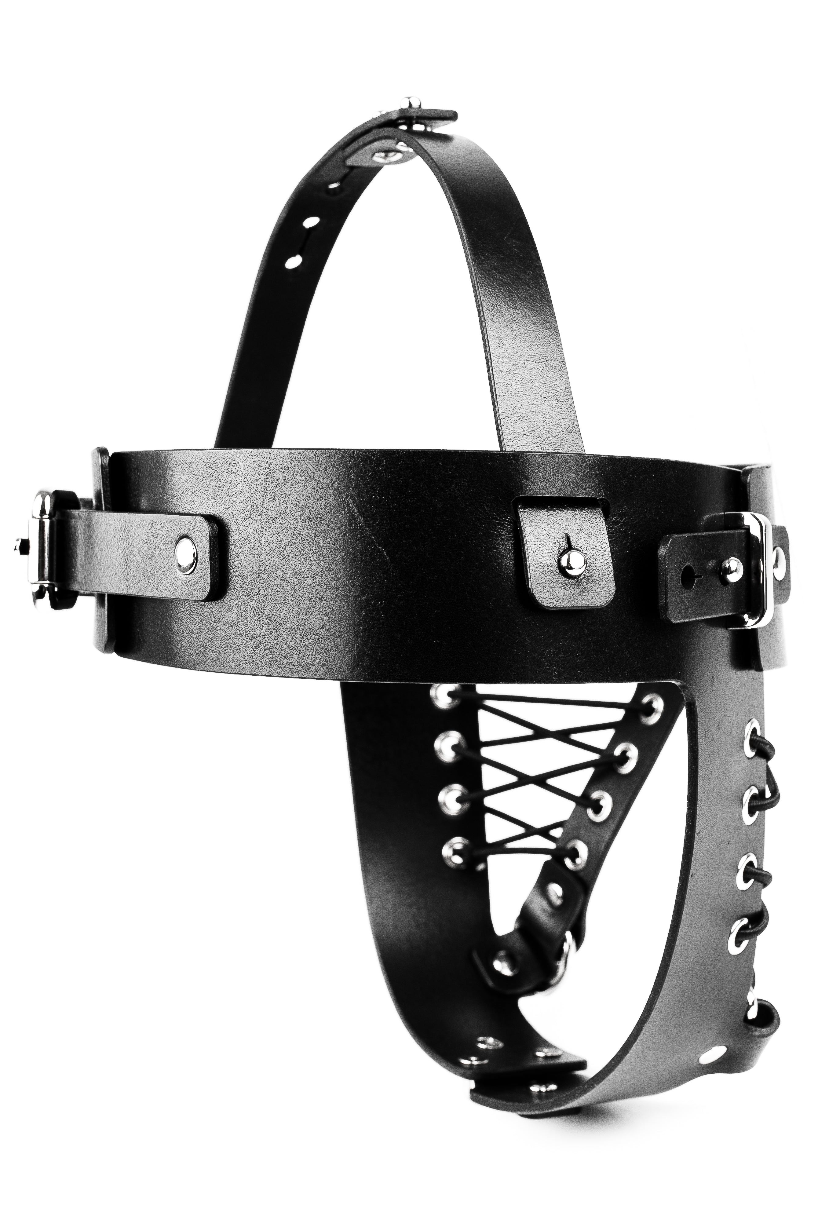 Two-Pieces BDSM Leather Mask