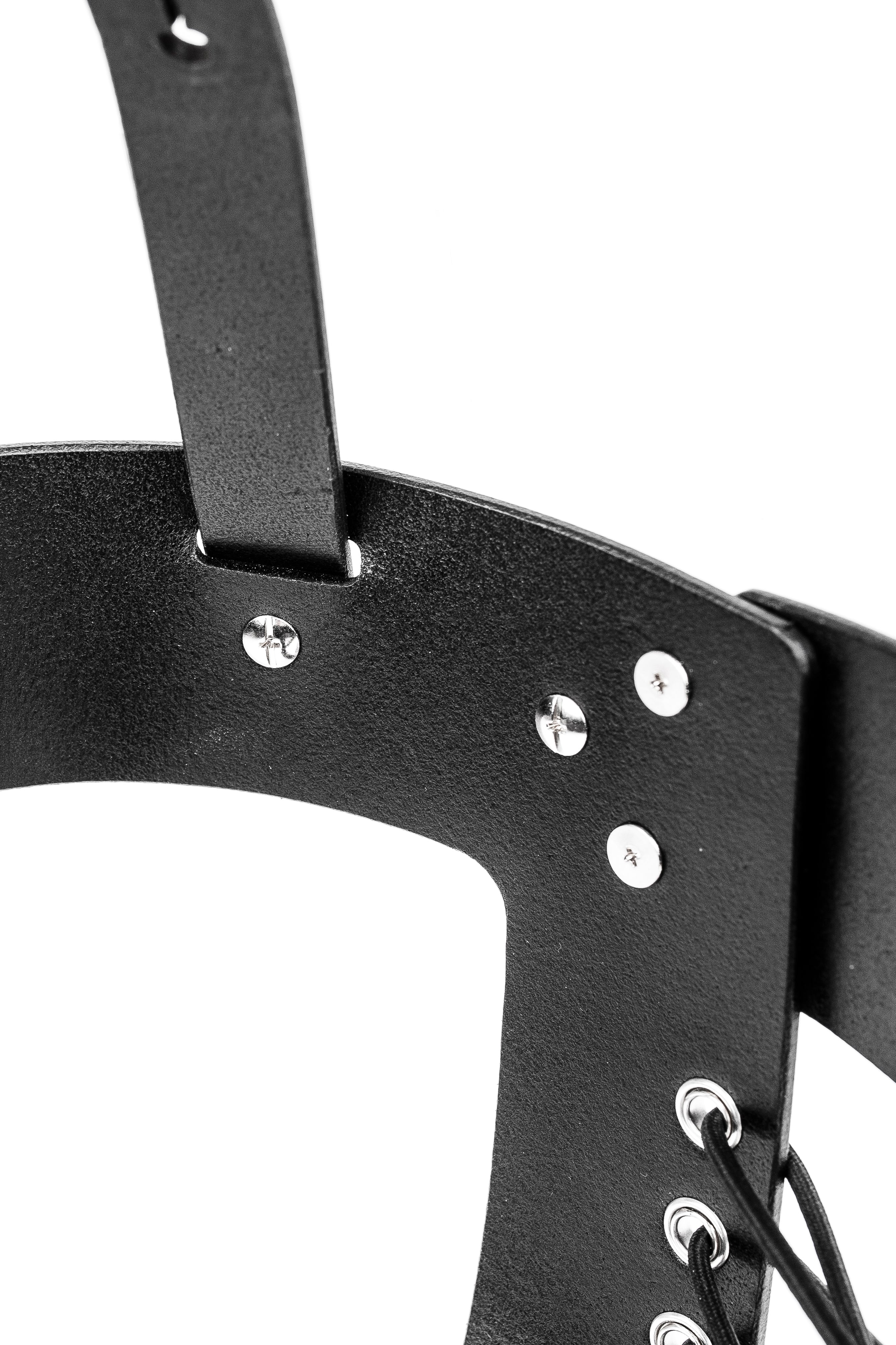 Two-Pieces BDSM Leather Mask
