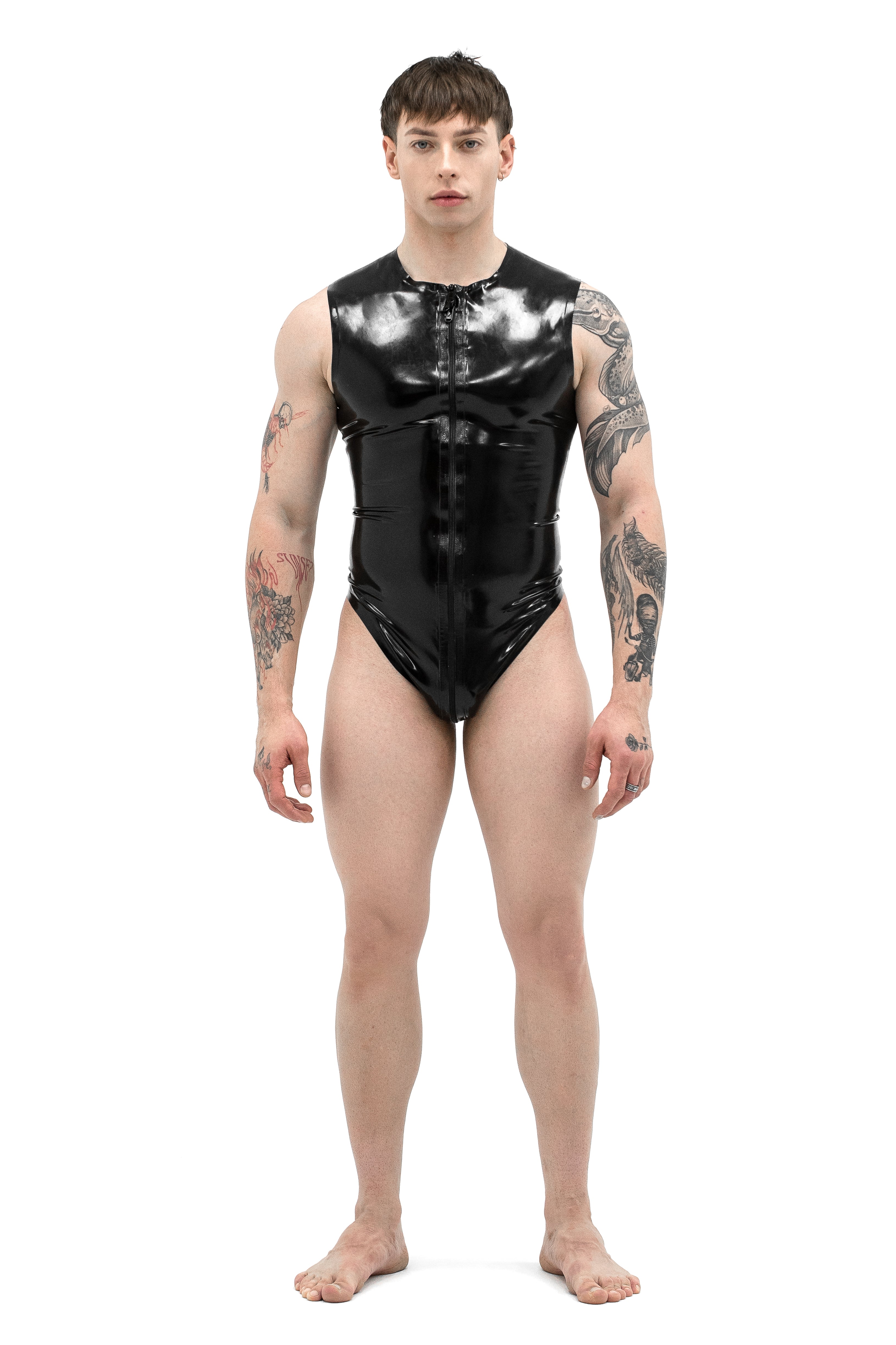 Latex men's bodysuit