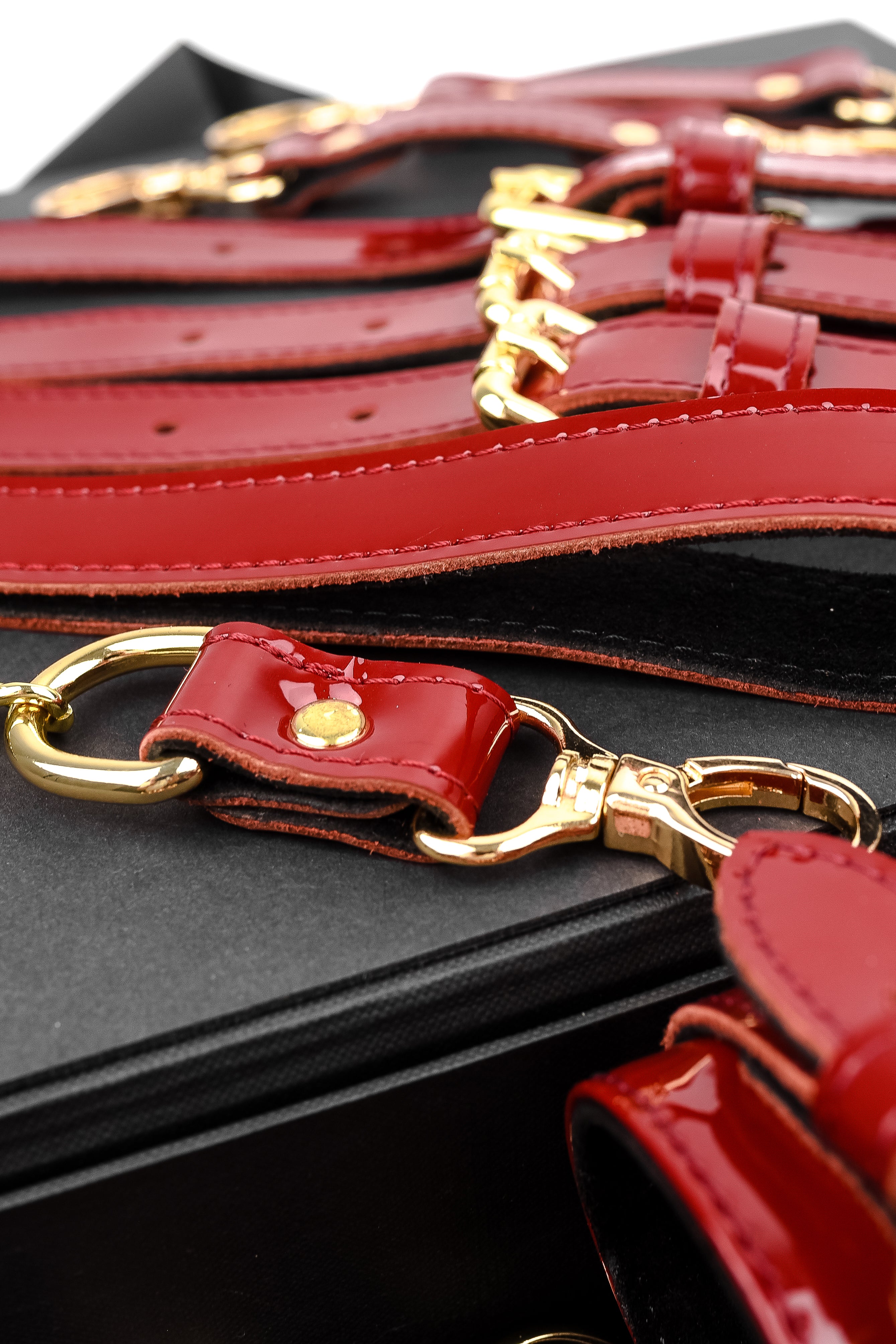 Luxury Lacquered Leather BDSM Set