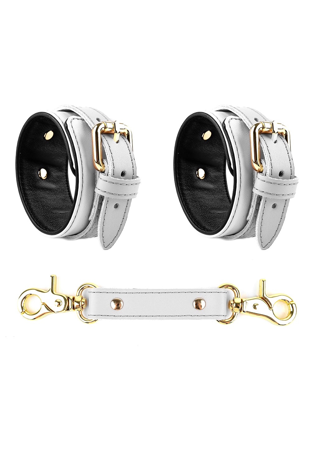 Cuffs for wrists, for ankles. Classic style