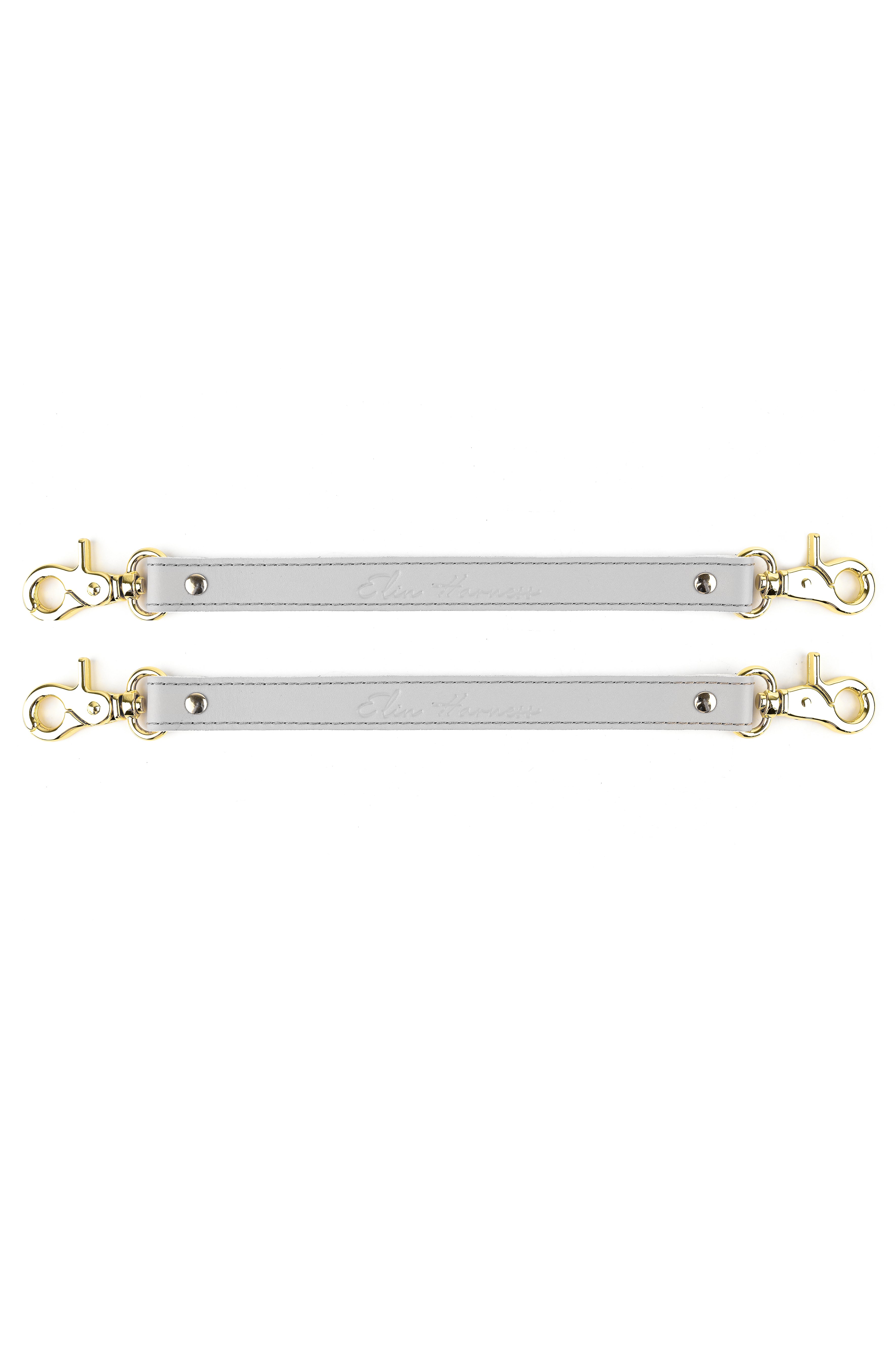 2-Way Extended Leather Connectors. Set of 2 Reinforced Connectors