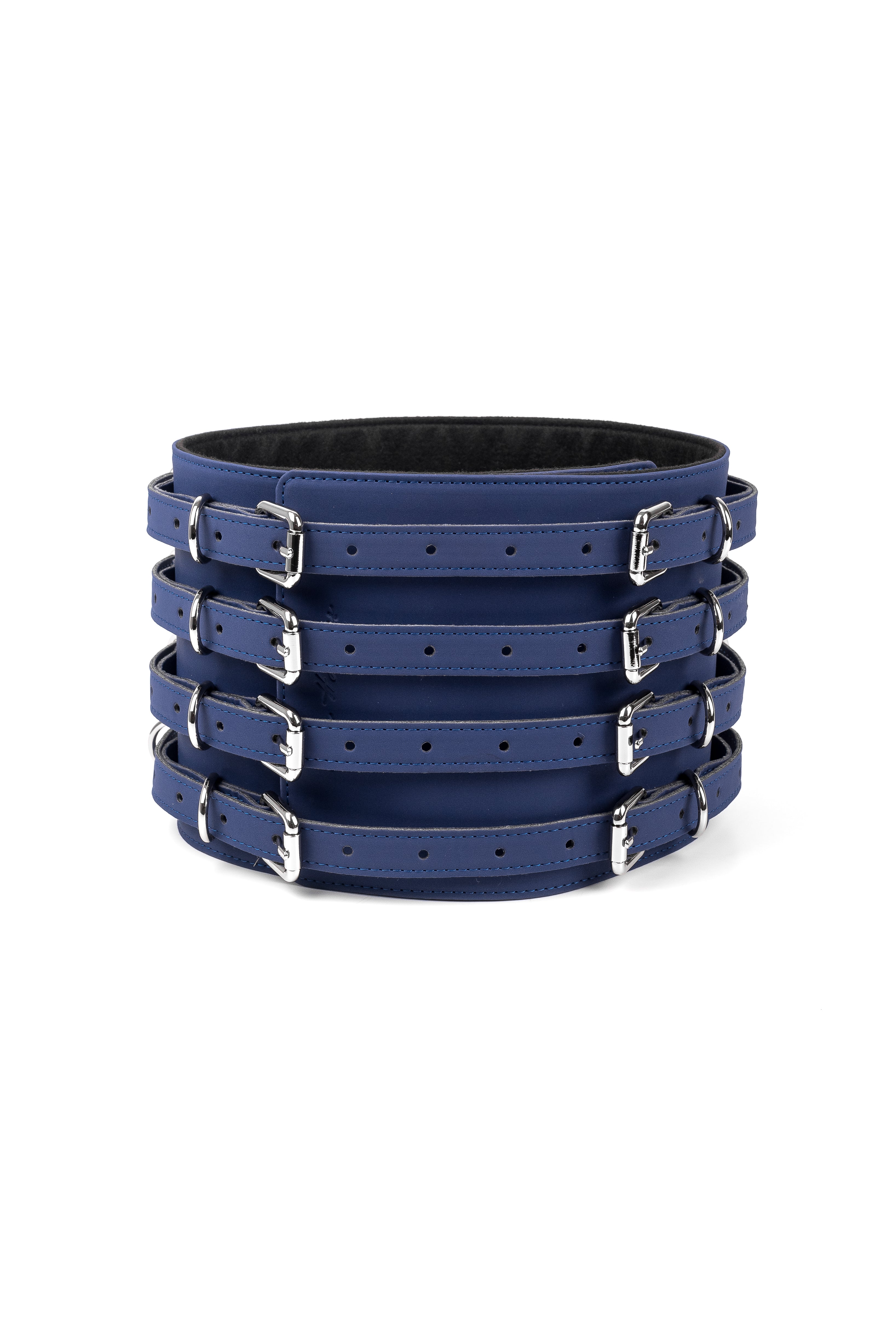 Neoprene Vegan Leather Belt. Pink