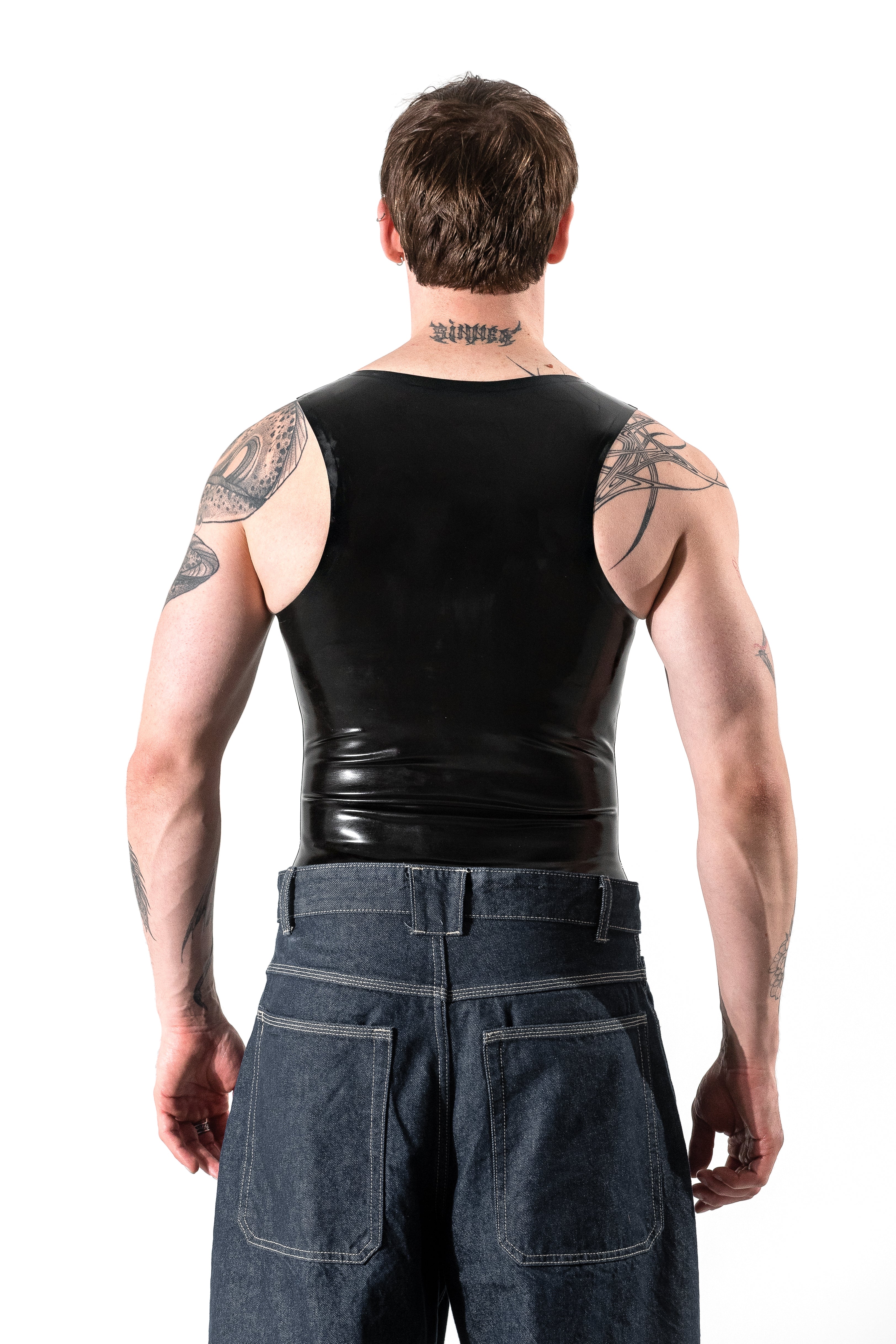 Latex body shirt for men