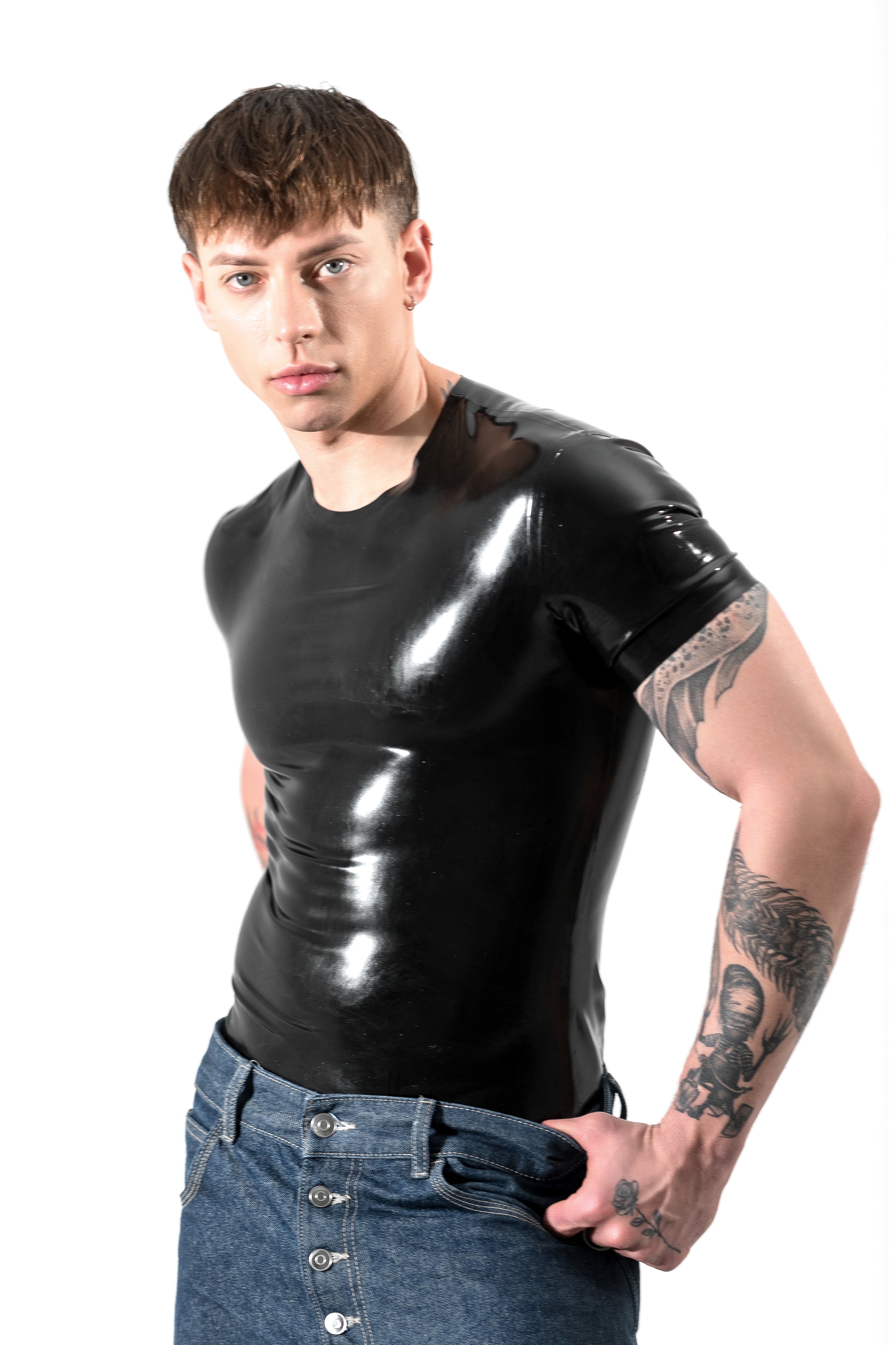 Latex T-shirt for men