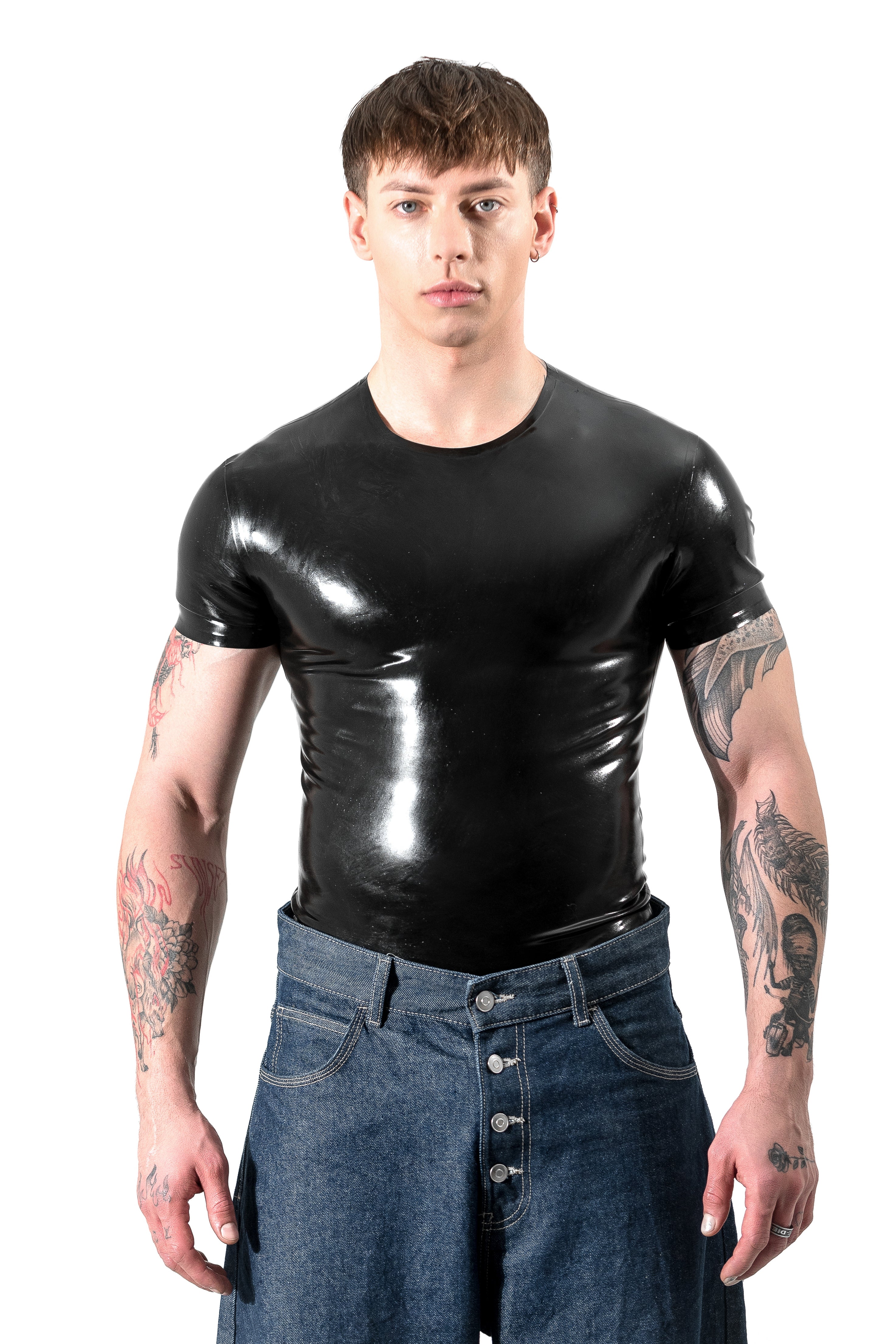 Latex T-shirt for men