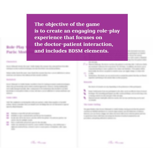 Role-Play Scenario “Treatment in Paris: Modern approach”