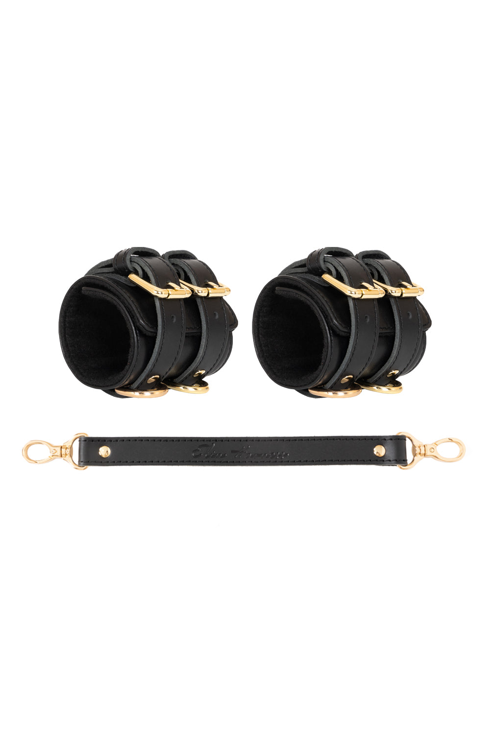 Wrist cuffs, Ankle cuffs Wide with extended 2-way connector