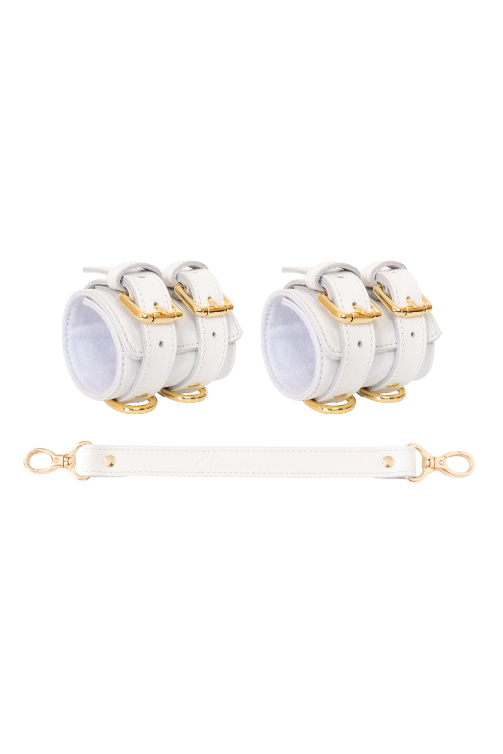 Wrist cuffs, Ankle cuffs Wide with extended 2-way connector