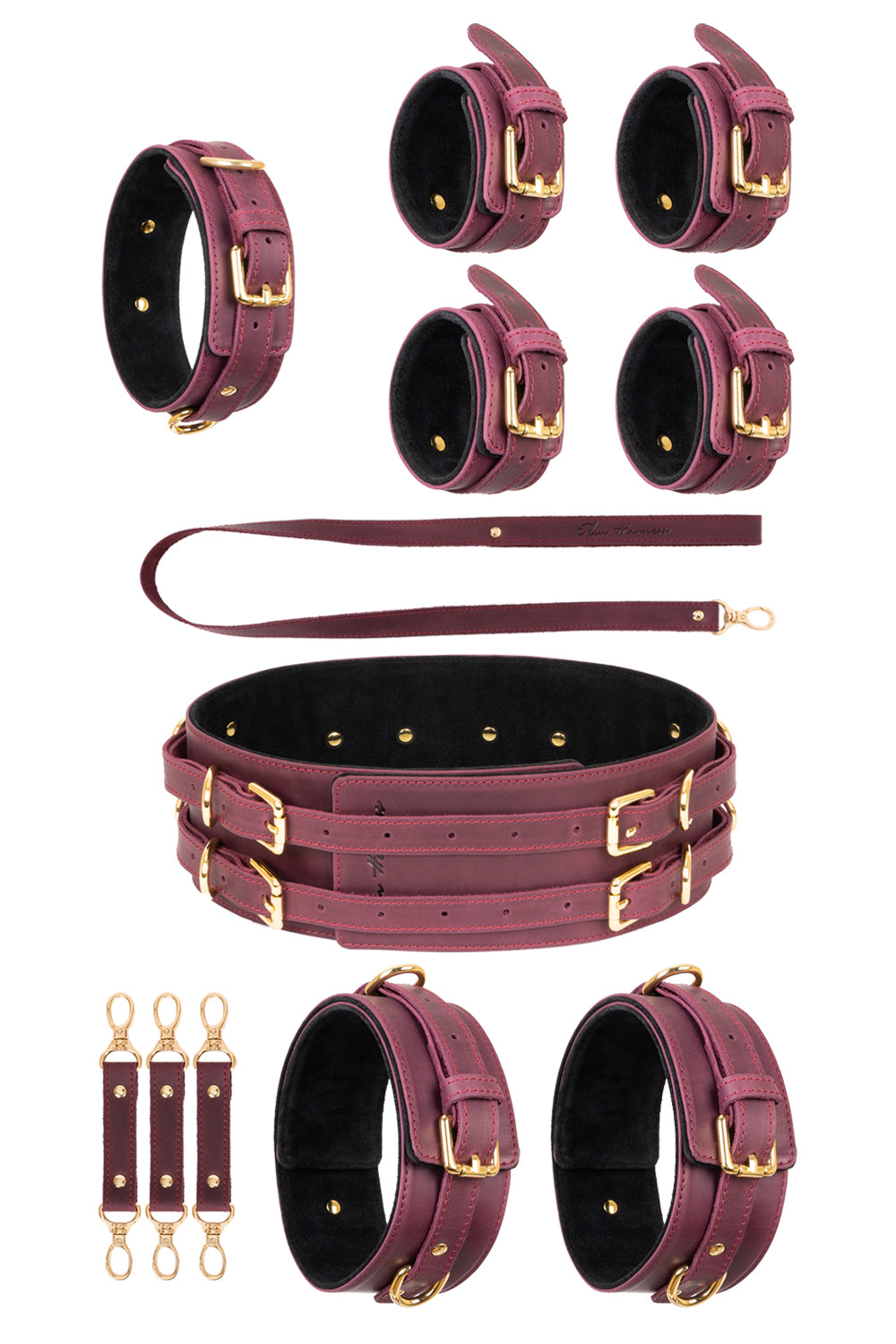 5 in 1 CRAZY HORSE Leather Set