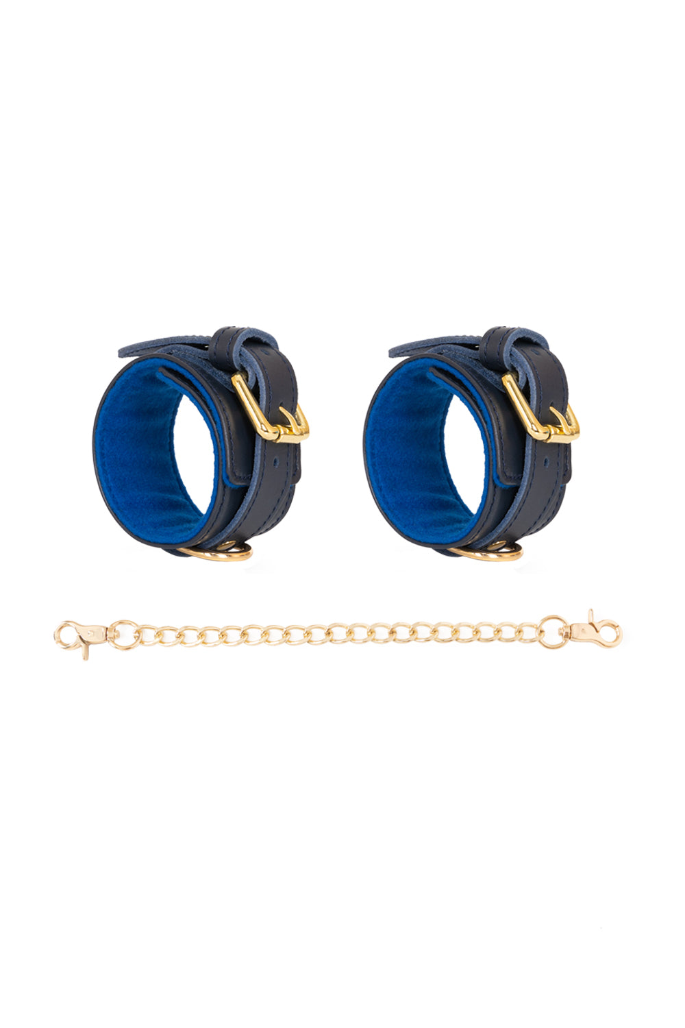Leather Handcuffs, Ankle cuffs, Restraint Bondage with standard chain connector