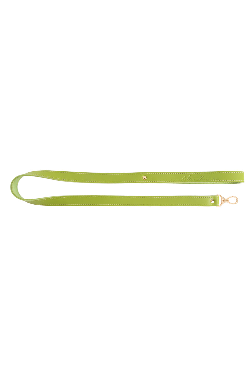 Leather leash. Black
