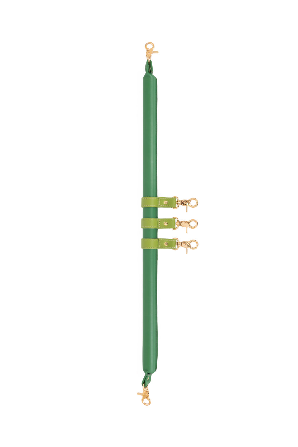 5 point BDSM Leather Spreader Bar with cuff hooks