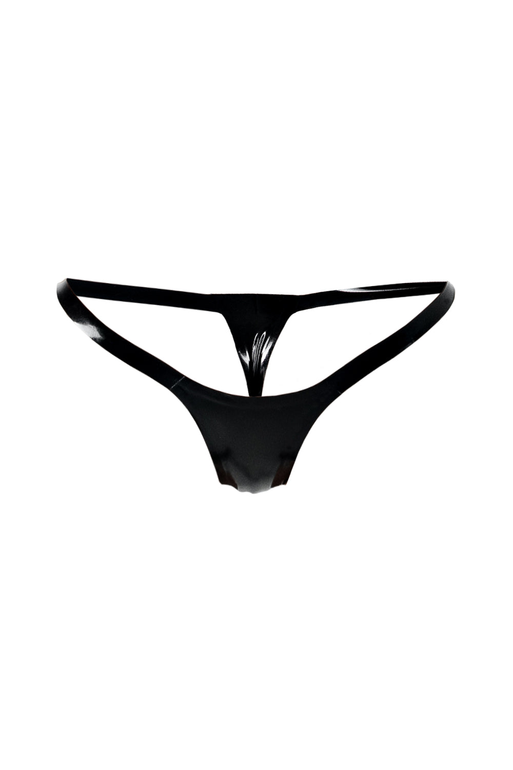 Latex Micro Bikini. Black