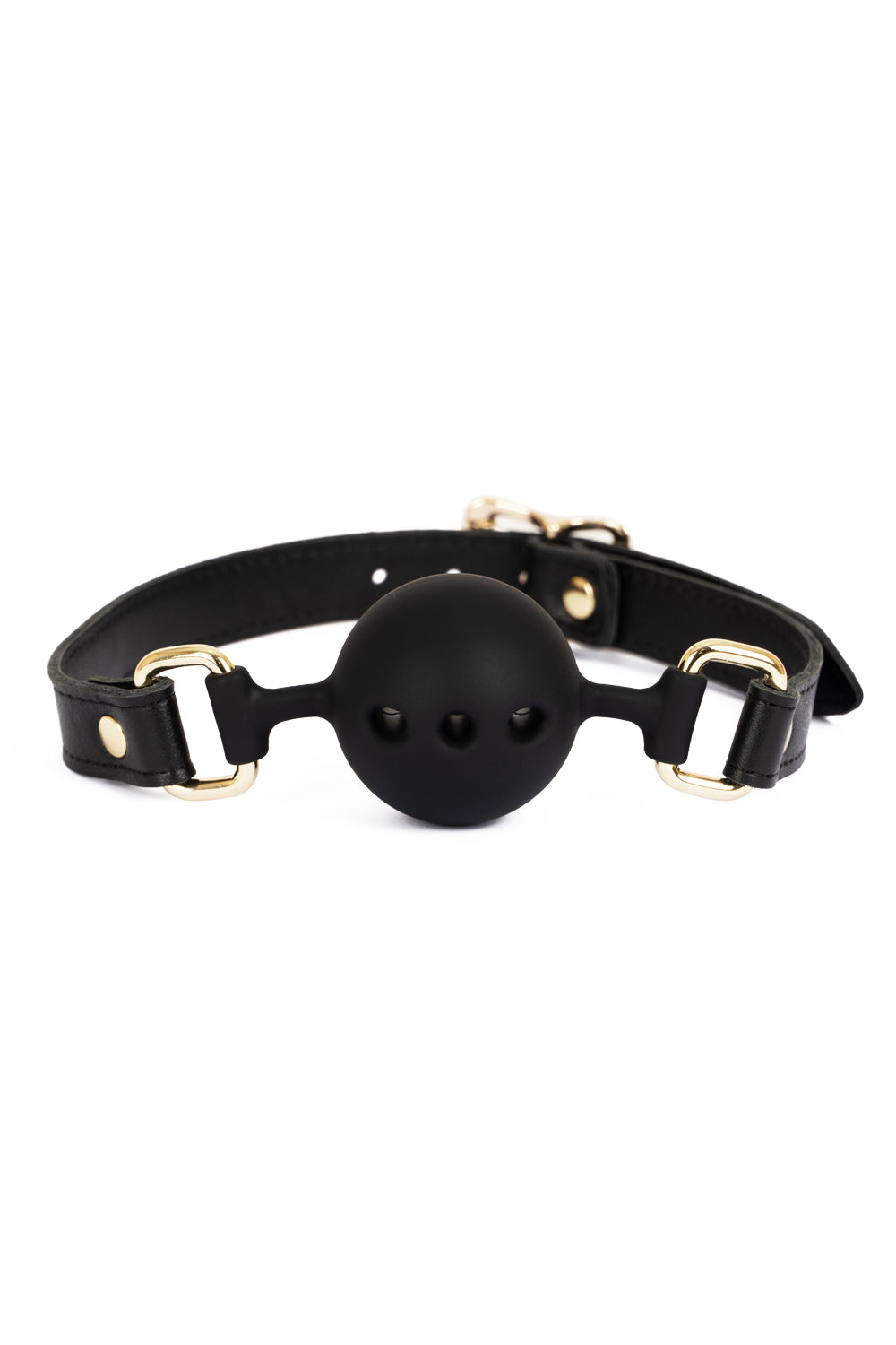 Soft Silicone Mouth Ball Gag. Burgundy