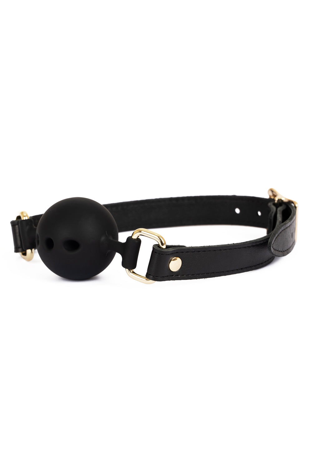 Soft Silicone Mouth Ball Gag. Burgundy