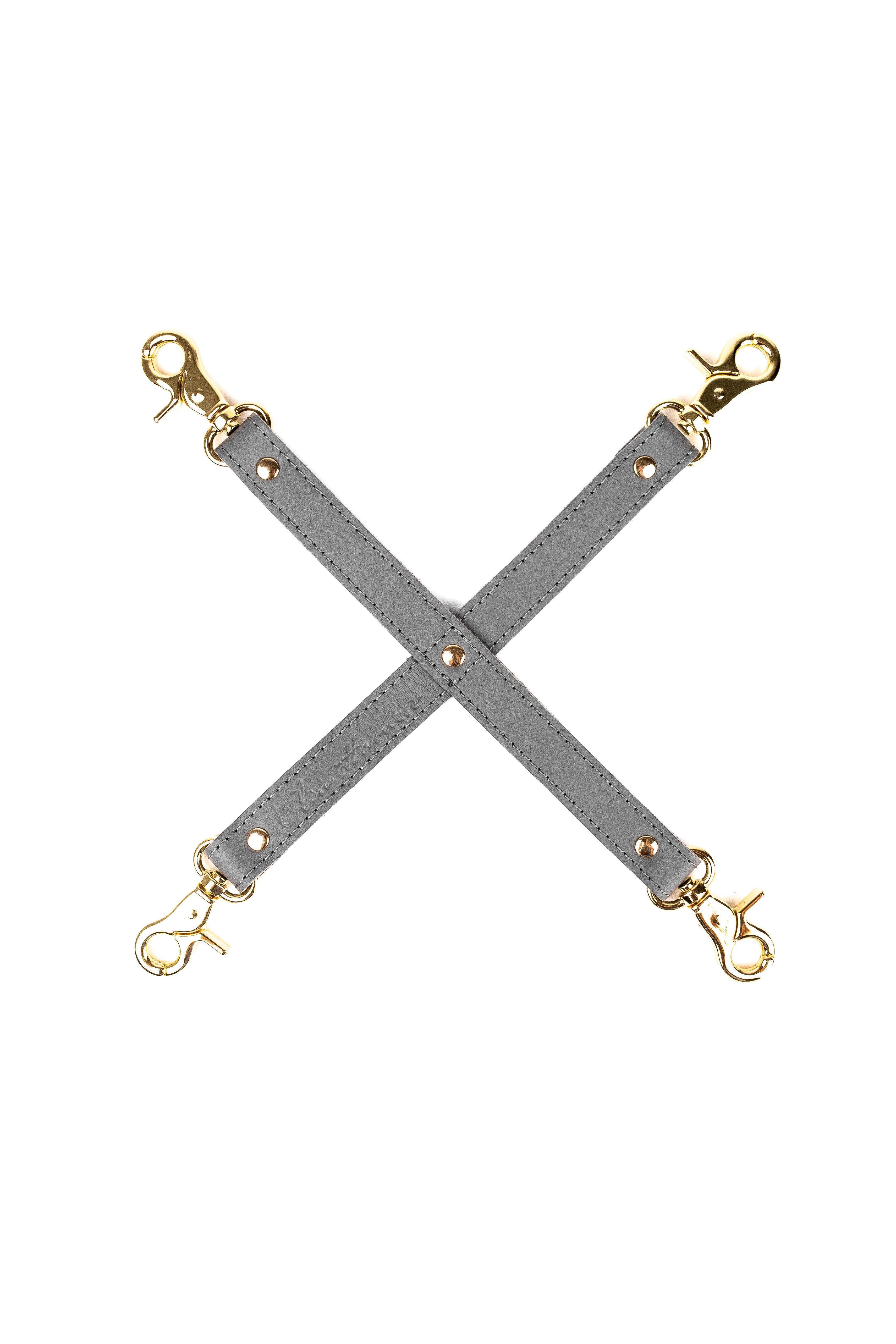 4-way Strap Bondage, Hog-Tie Connector Reinforced Steel