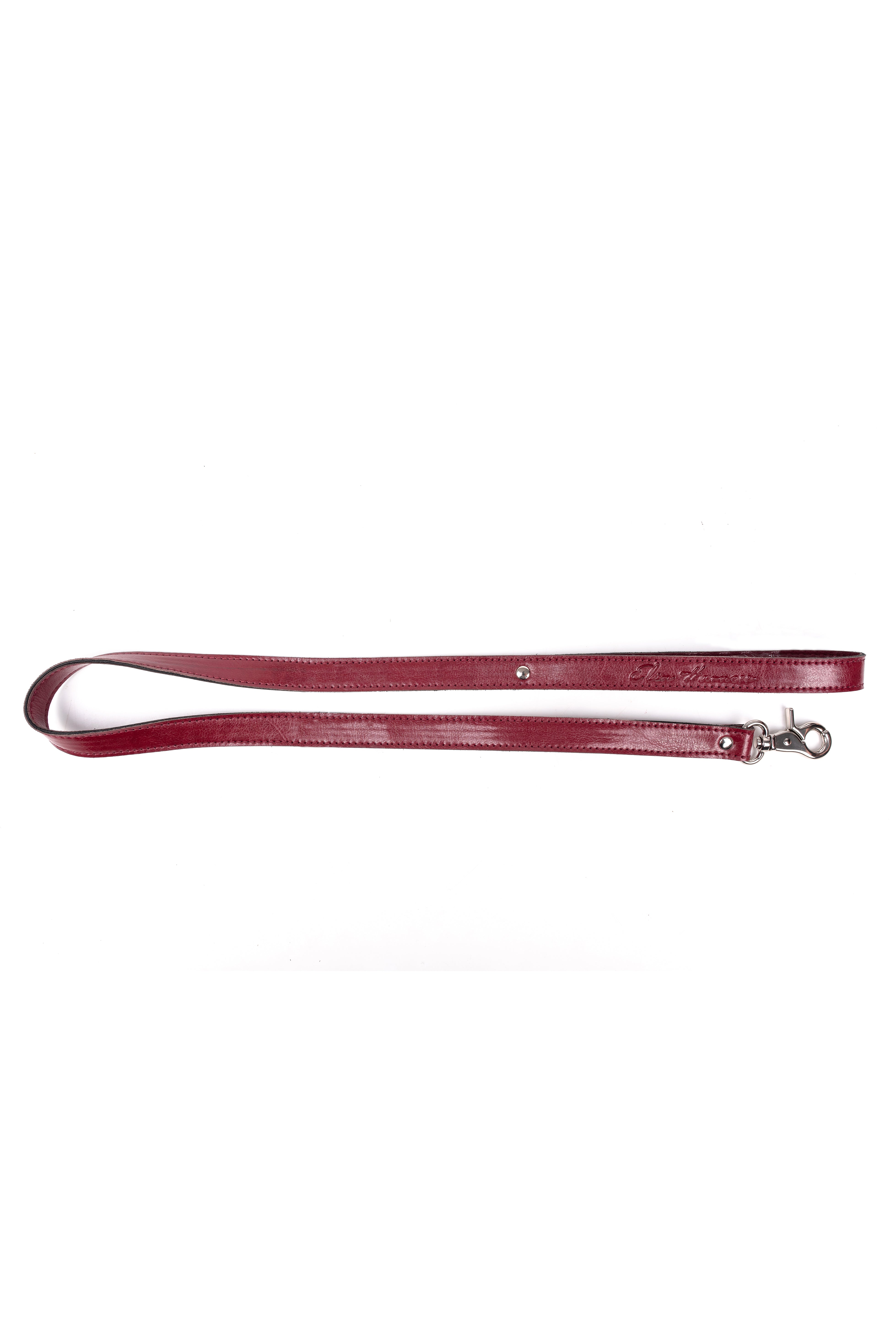 Faux Leather Leash. Pink