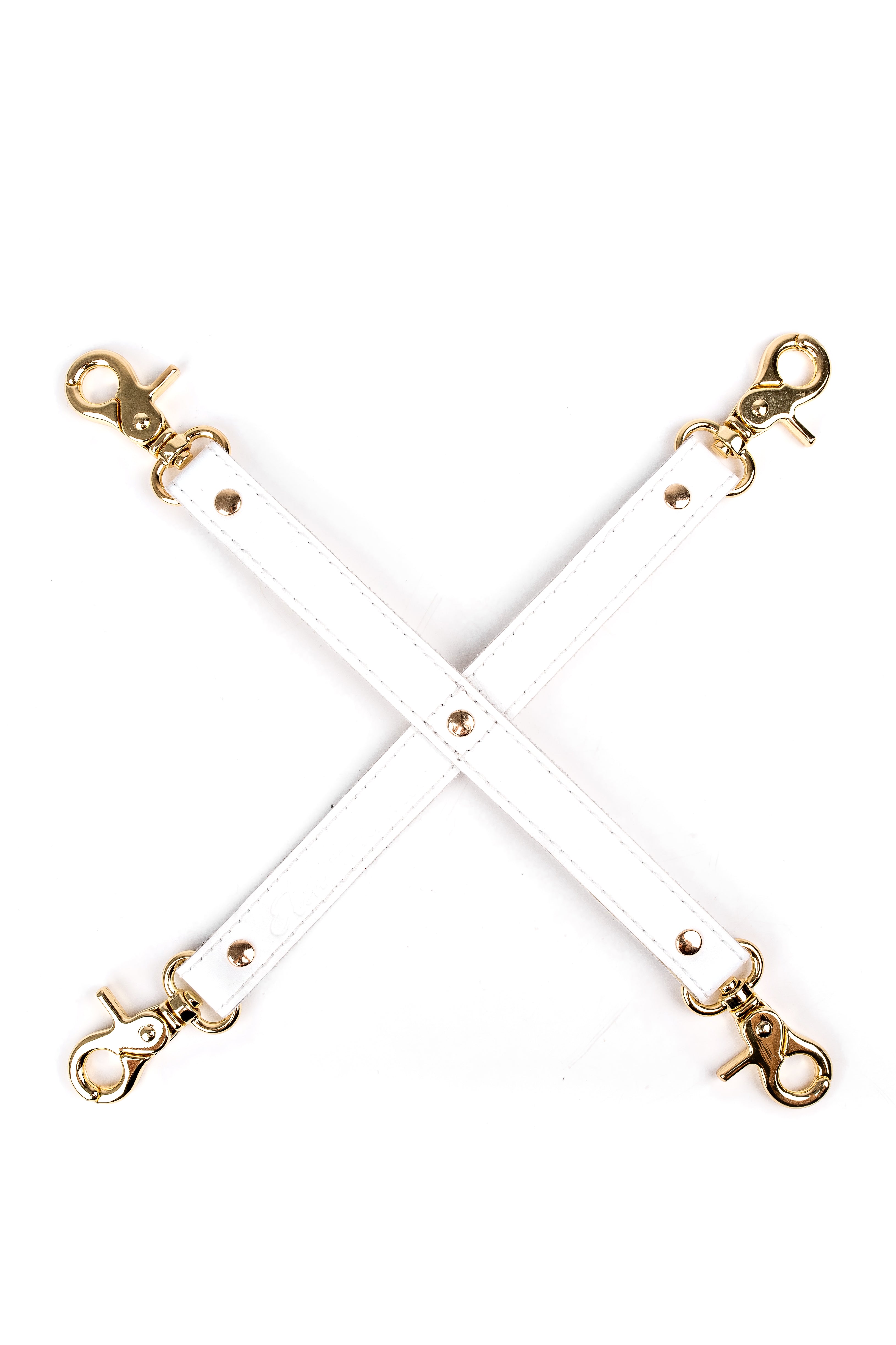 4-way Strap Bondage, Hog-Tie Connector Reinforced Steel