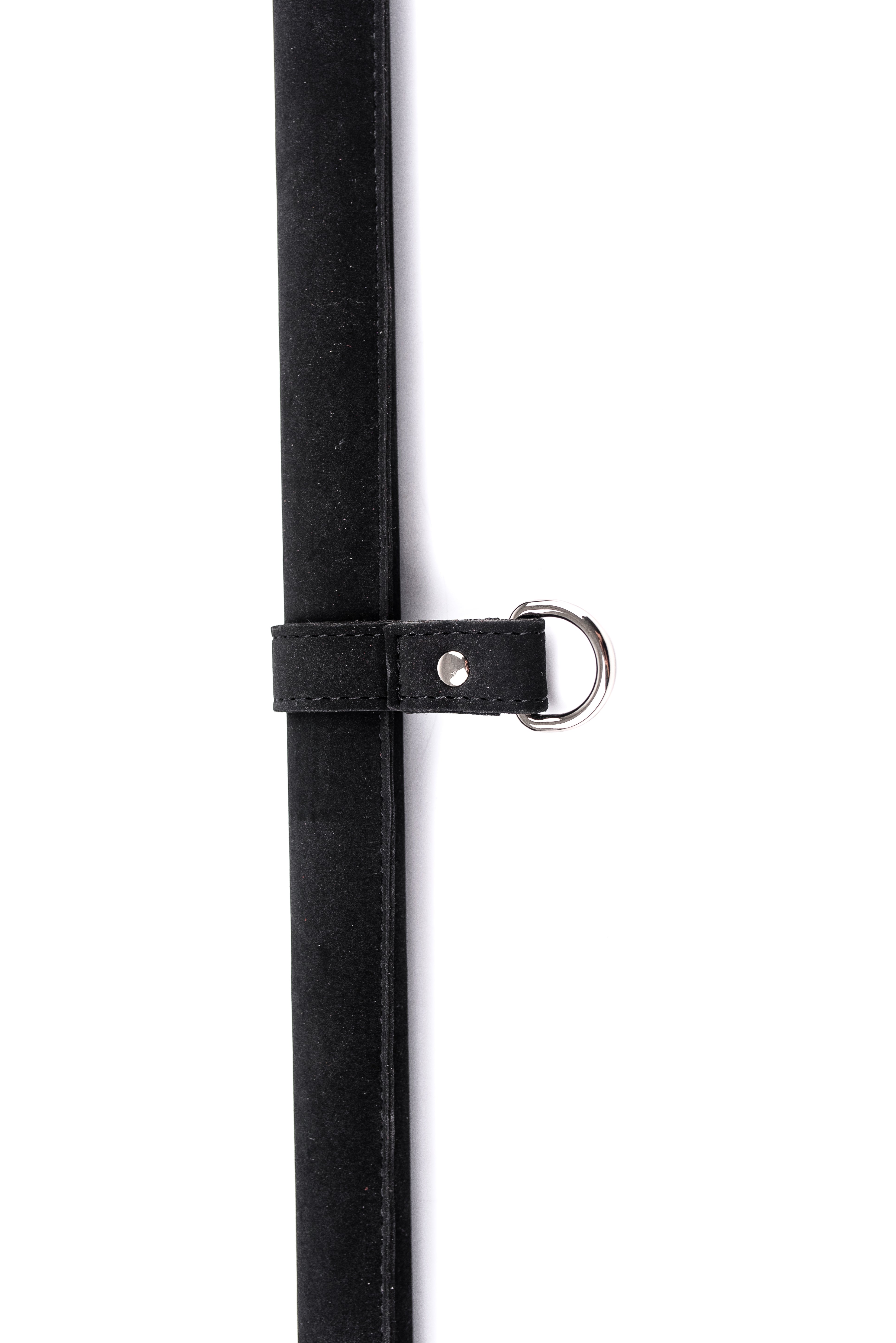 3 Point BDSM Faux Leather Spreader Bar with cuff hooks