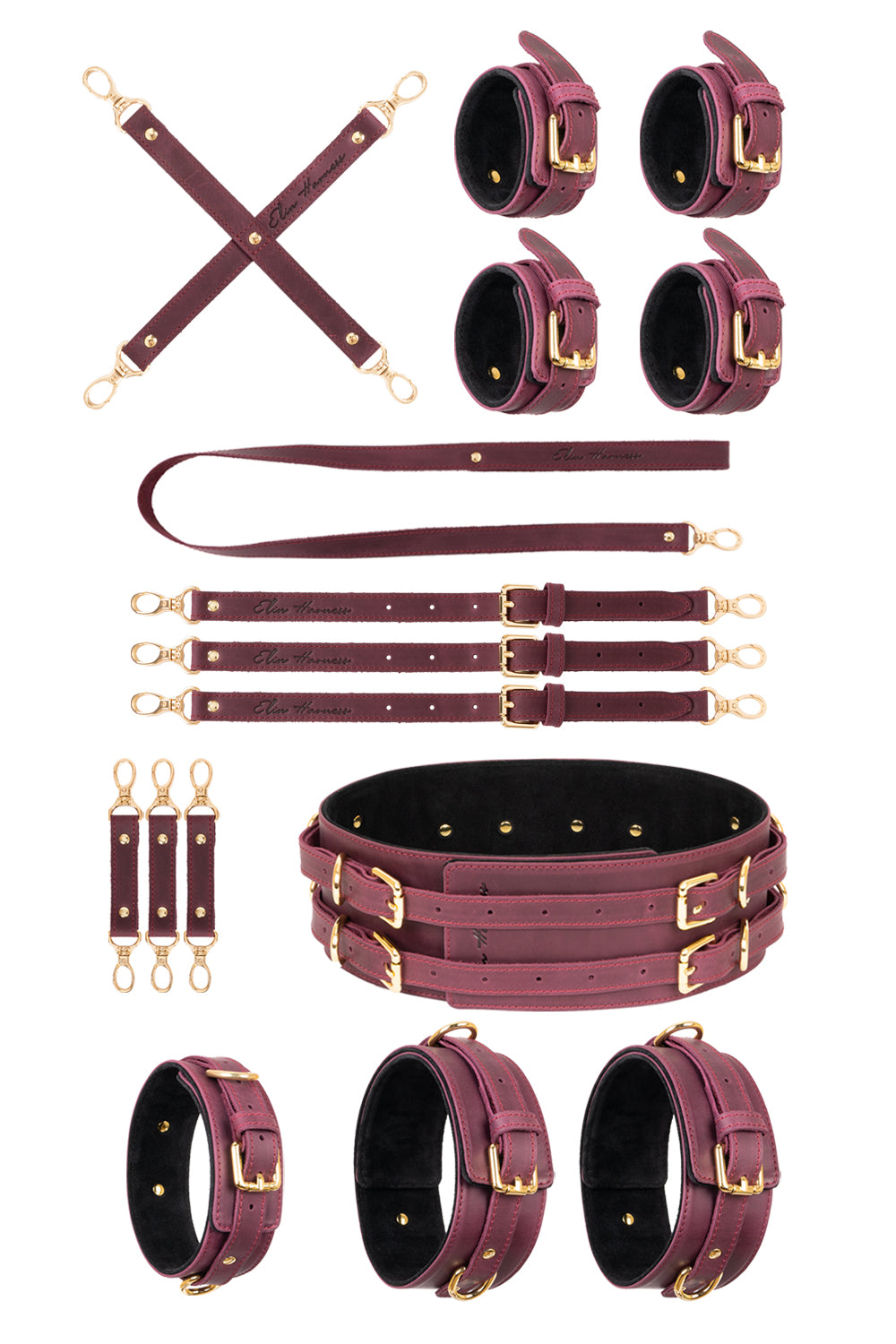 CRAZY HORSE Full Leather Set. 10 colors