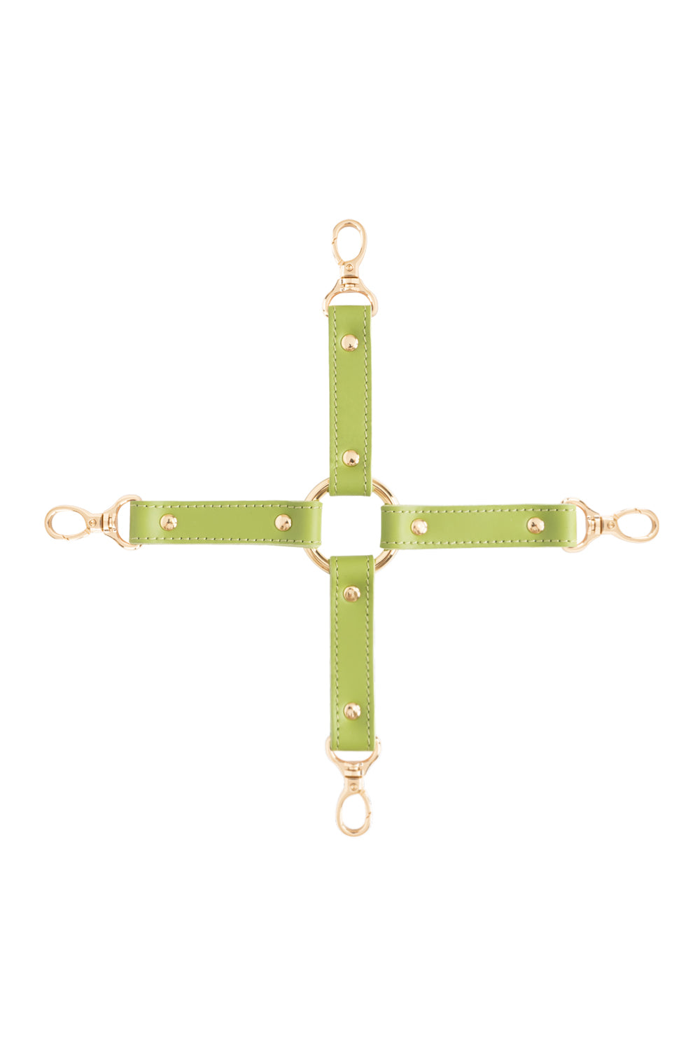 4-way Cross Strap Connector with a ring